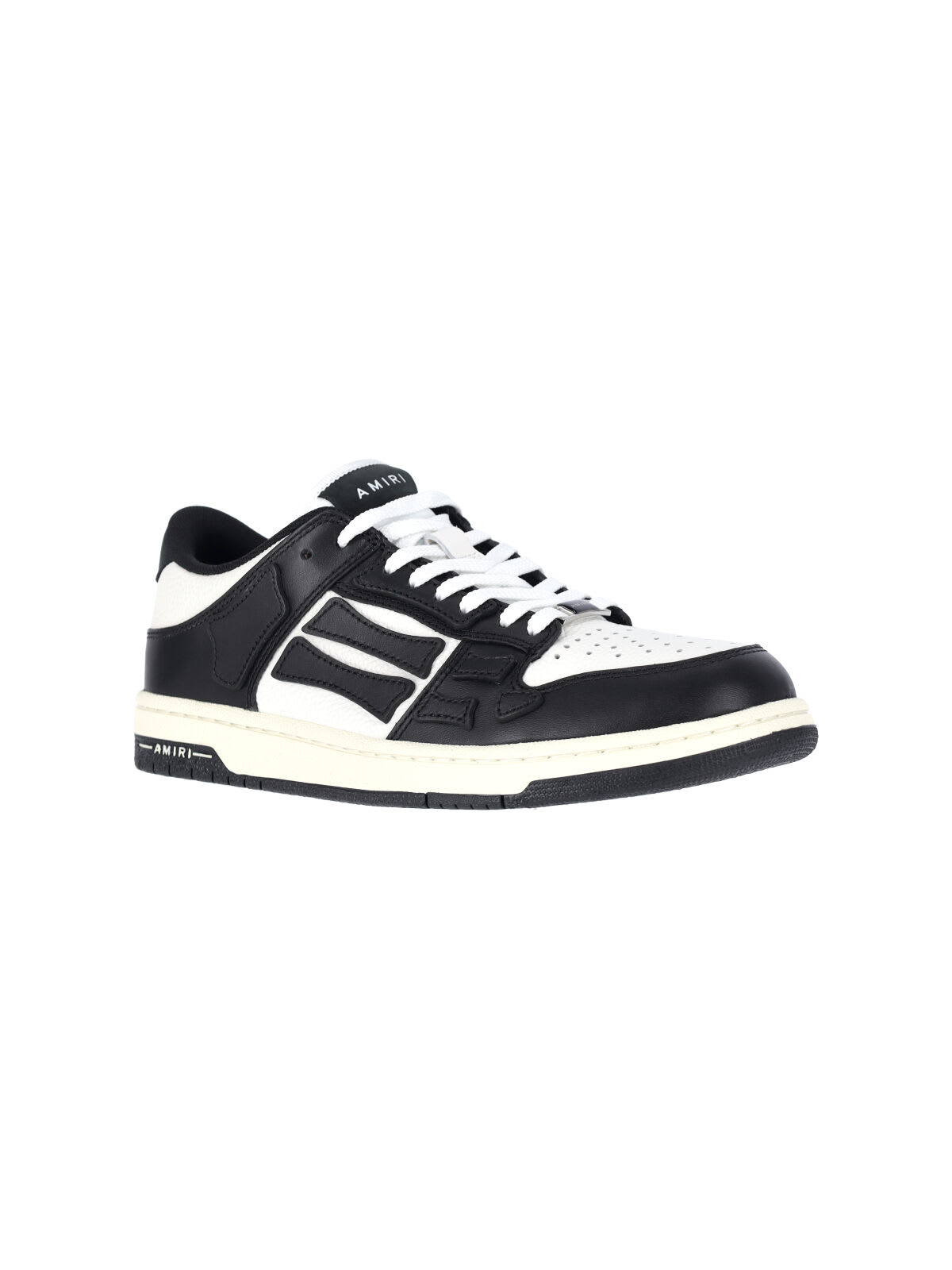 Amiri Contemporary Black Sneakers With Elevated Midsole In Black
