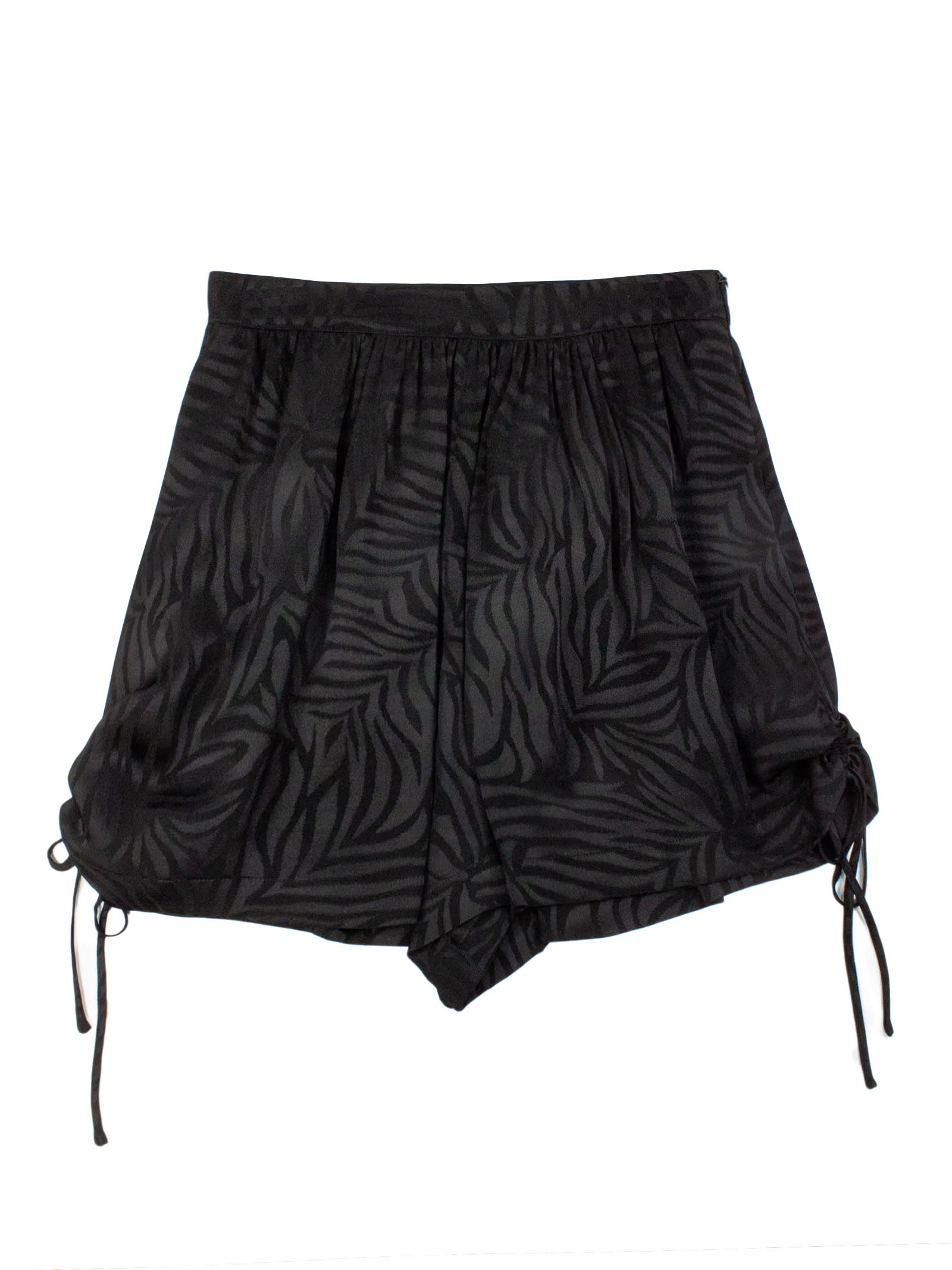 Federica Tosi Zebra-print Drawstring Shorts