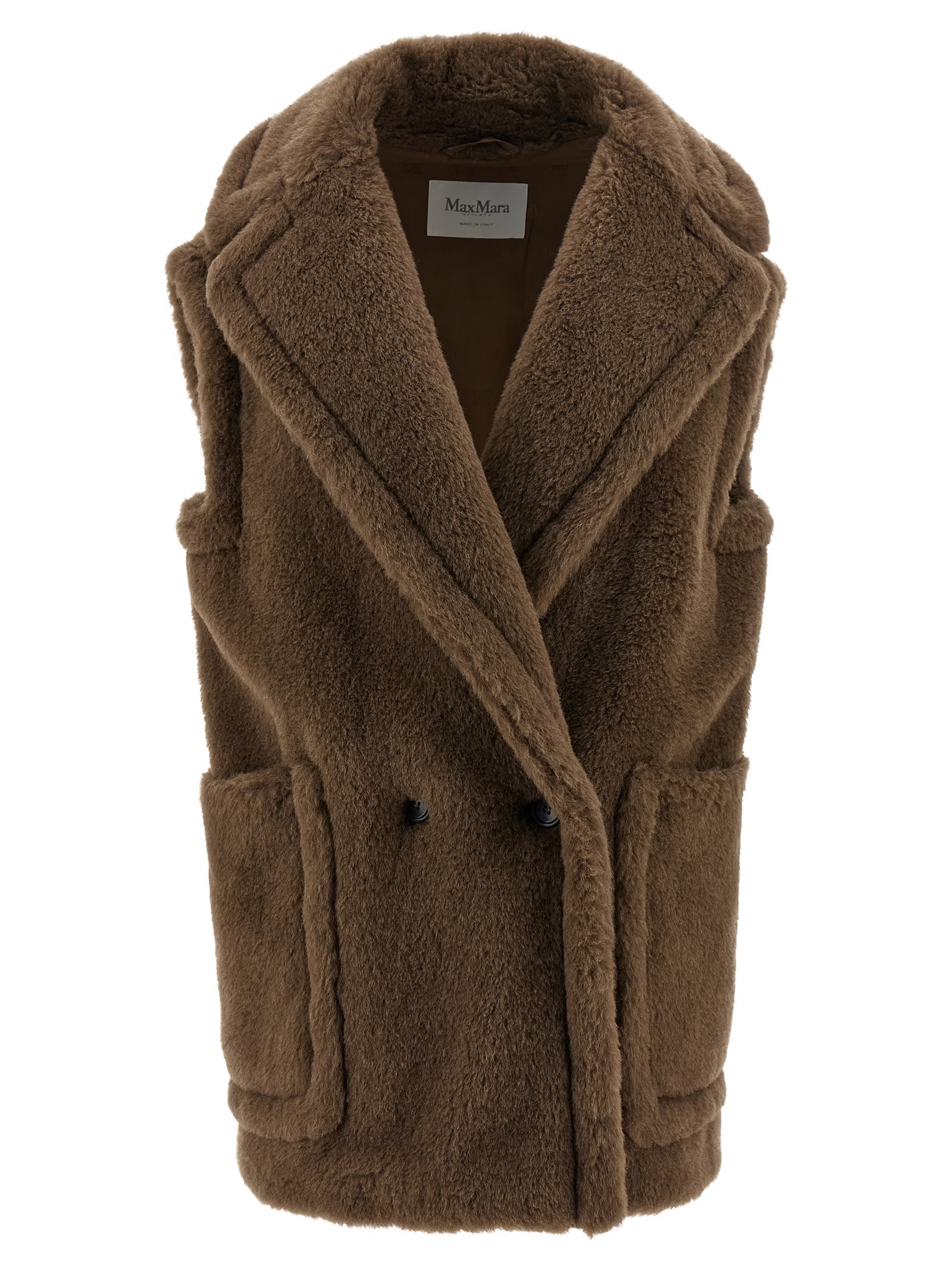 Max Mara Bormida1234 Vest In Brown