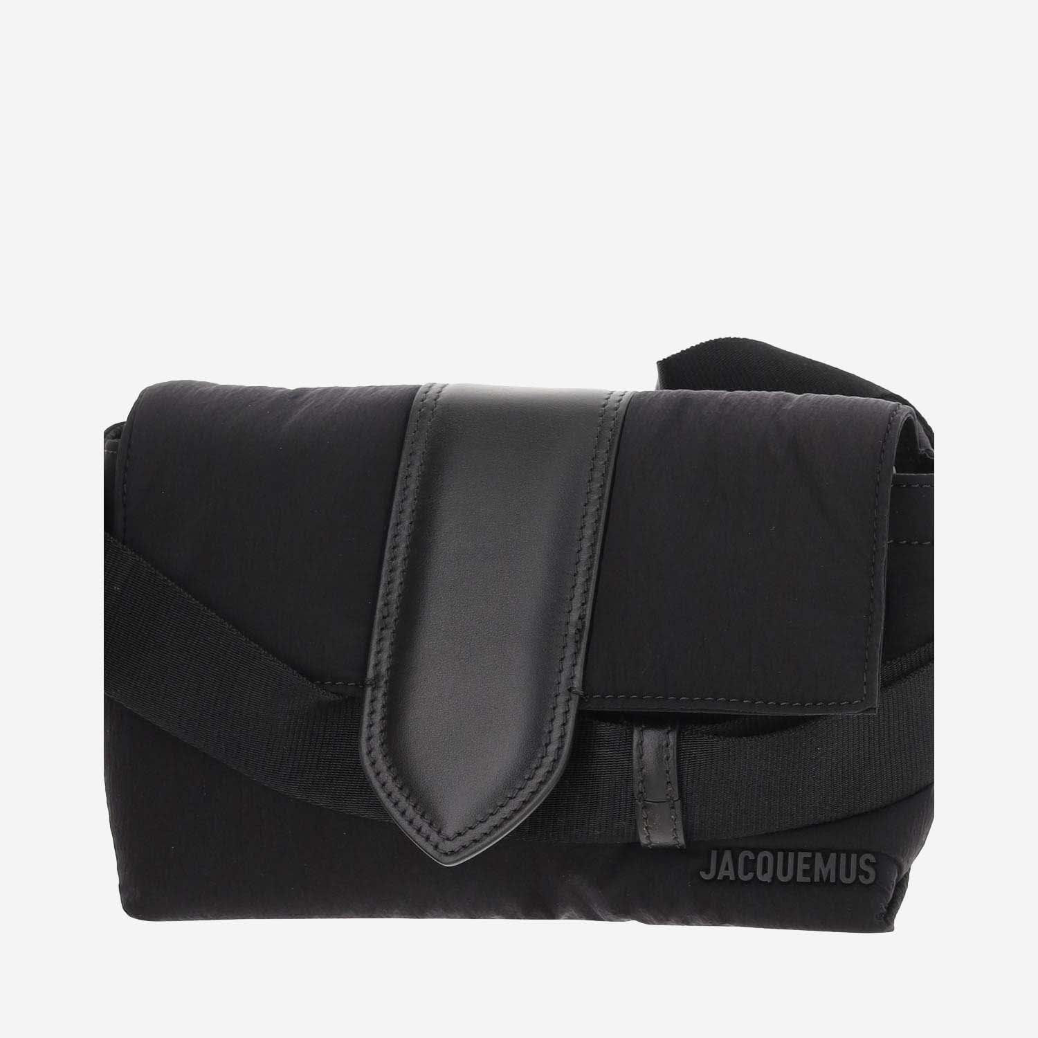 Shop Jacquemus Pouch La Banana Bambino In Black