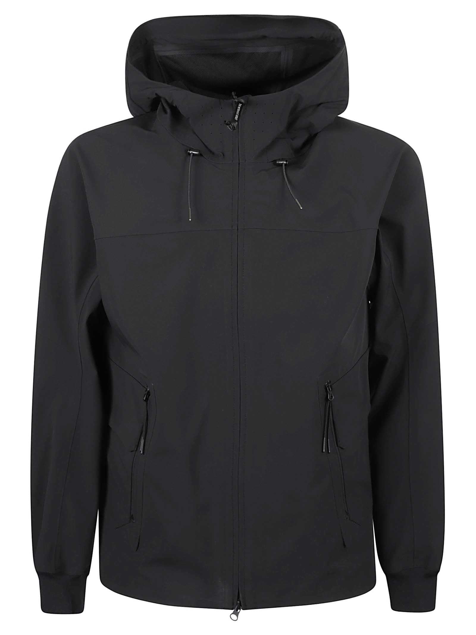 Shop C.p. Company Pocket Zip Windbreaker In Black