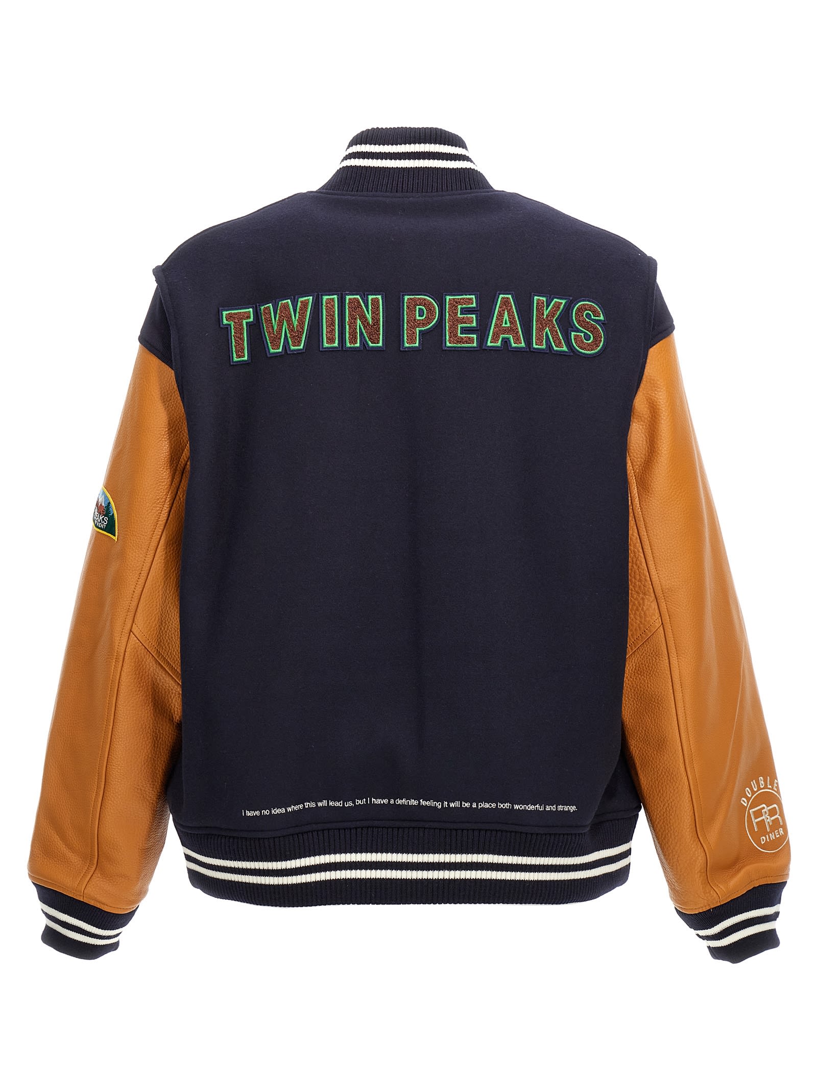 Shop Undercover Twin Peaks Bomber Jacket In Multicolor