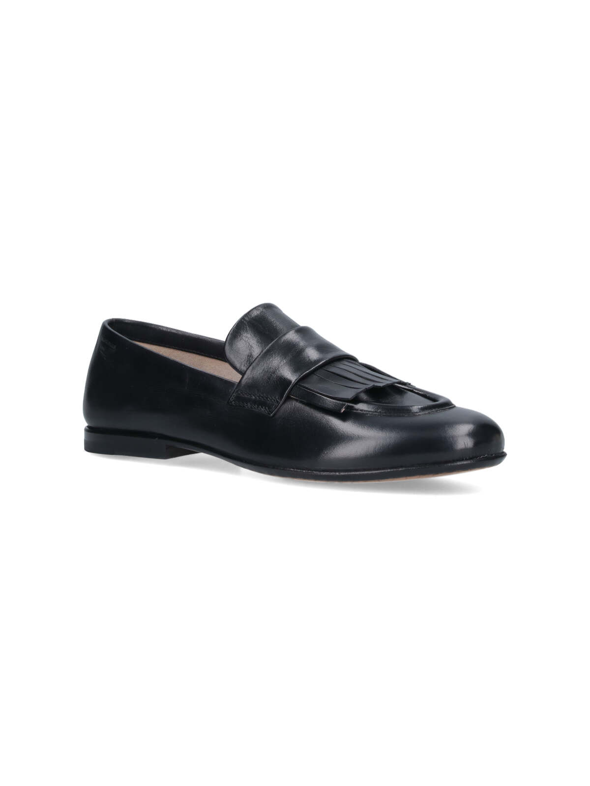 Shop Alexander Hotto Fringed Detail Loafers In Black