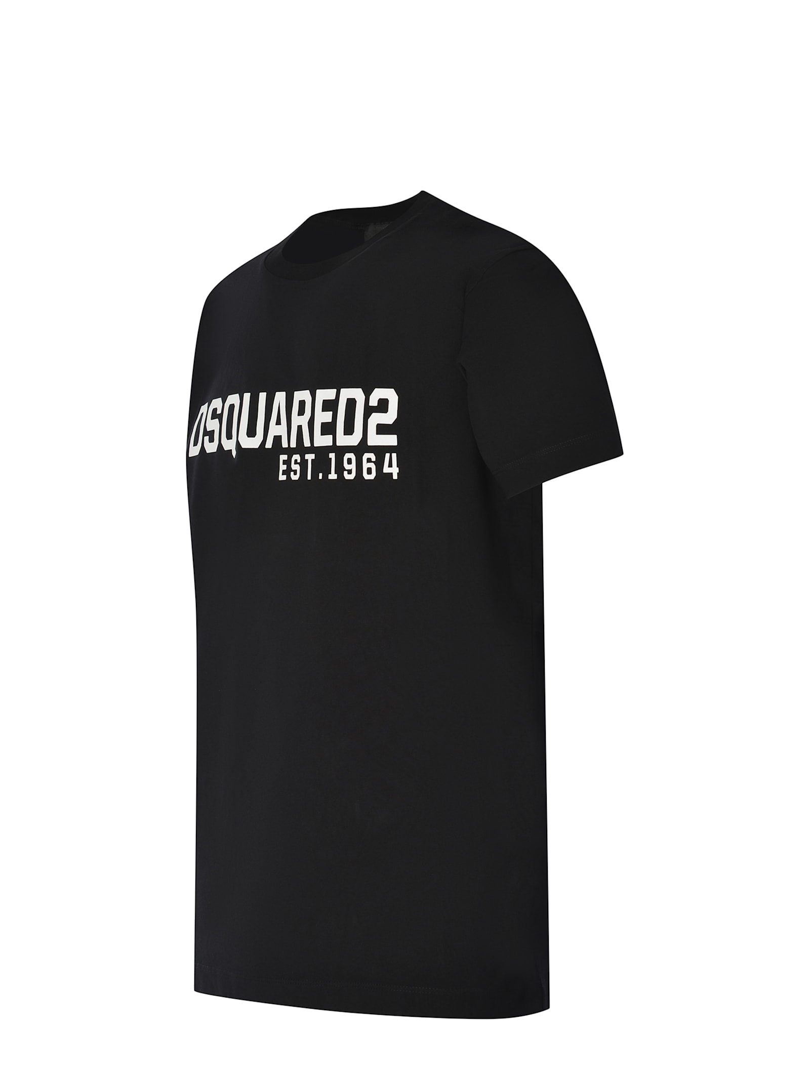 Shop Dsquared2 T-shirt  Made Of Cotton In Black