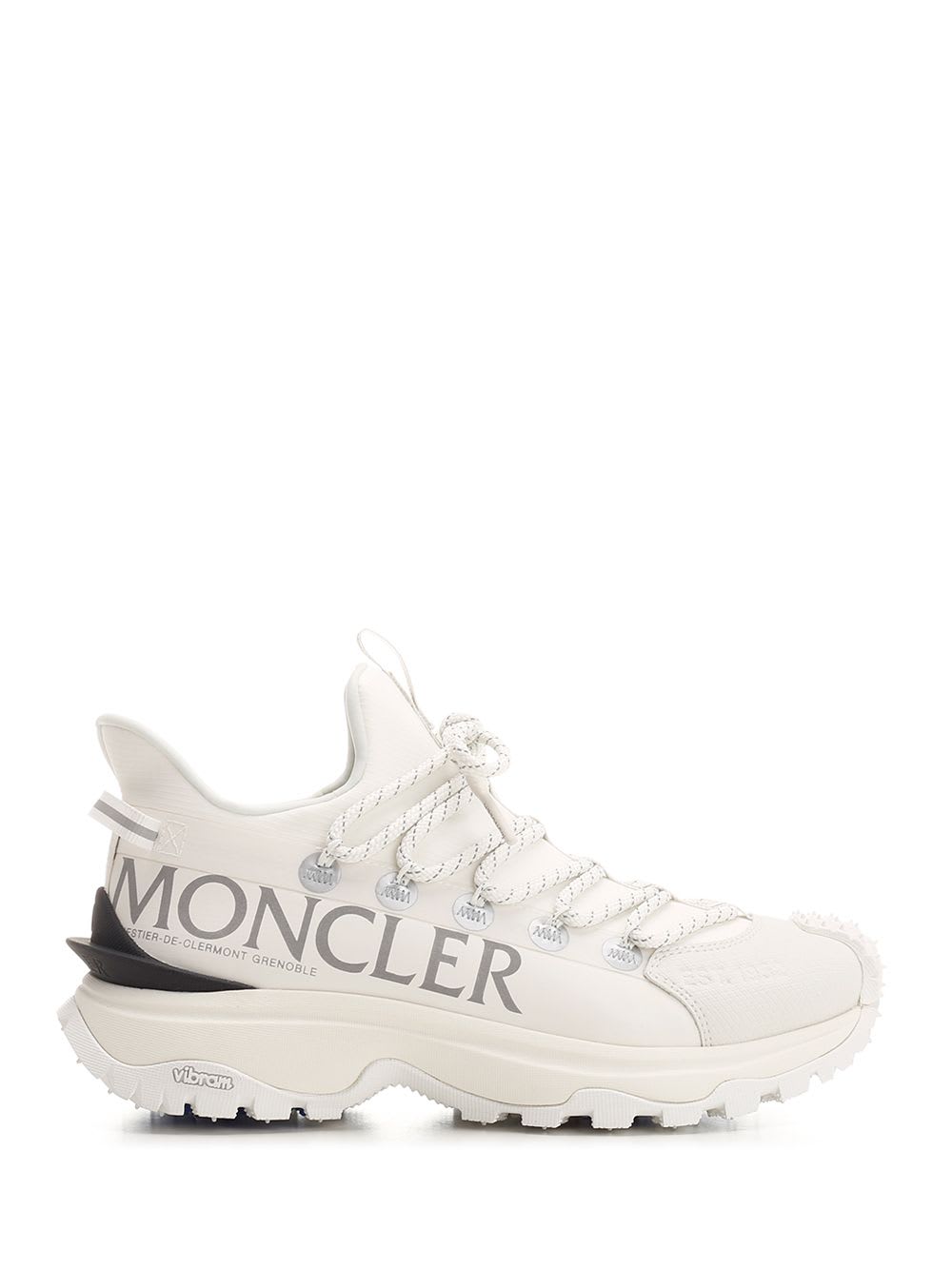 Shop Moncler Trailgrip Lite Sneakers In White