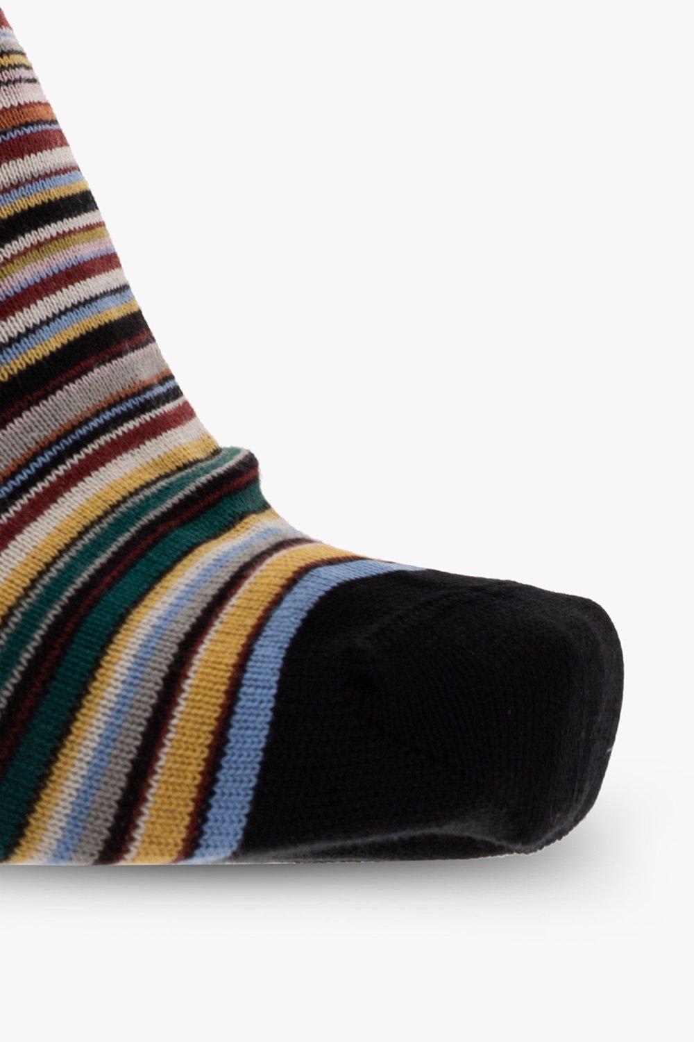Shop Paul Smith Cotton Socks In Multicolor