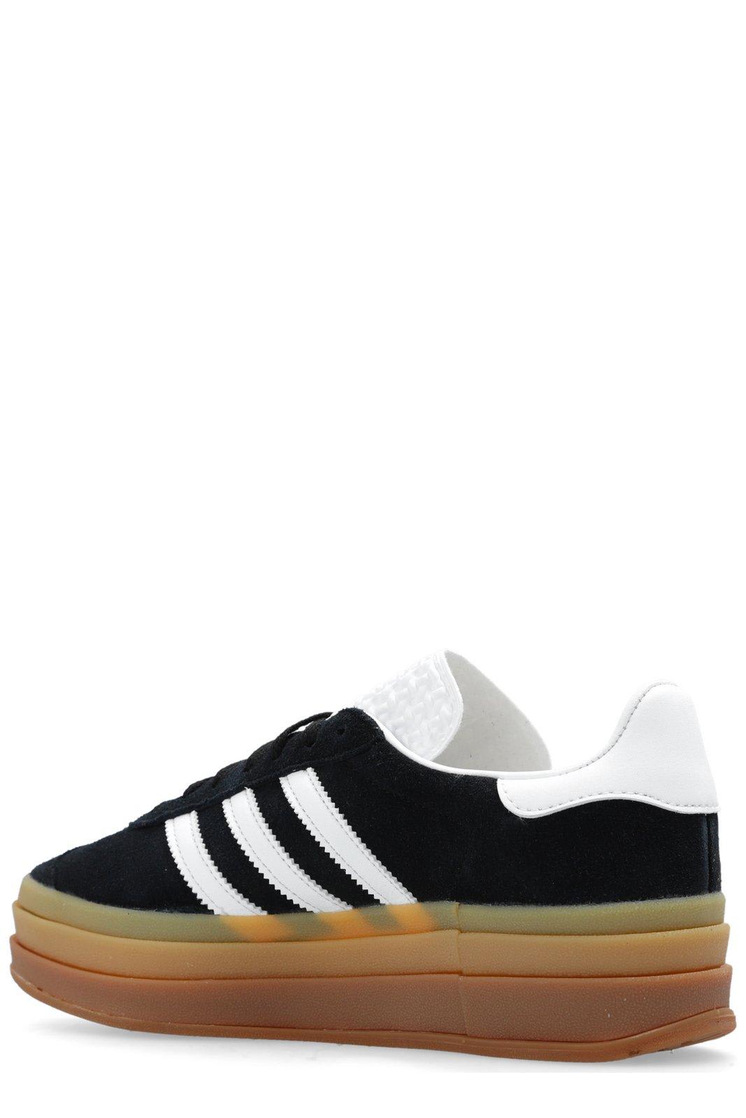 Adidas Originals Gazelle Bold Lace-up Sneakers In Black