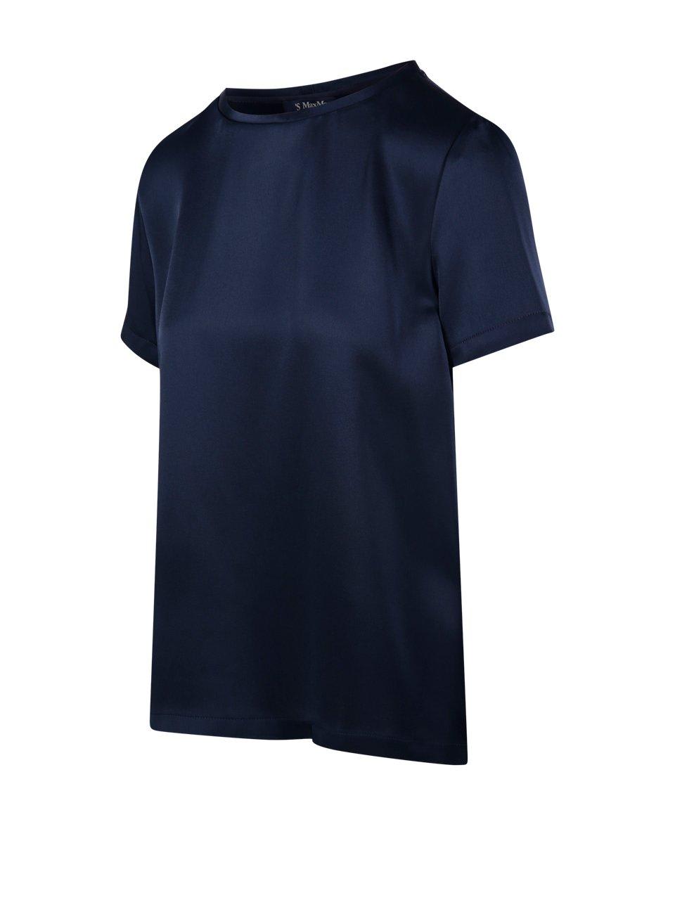 Shop 's Max Mara Crewneck Short-sleeved T-shirt In Midnightblue