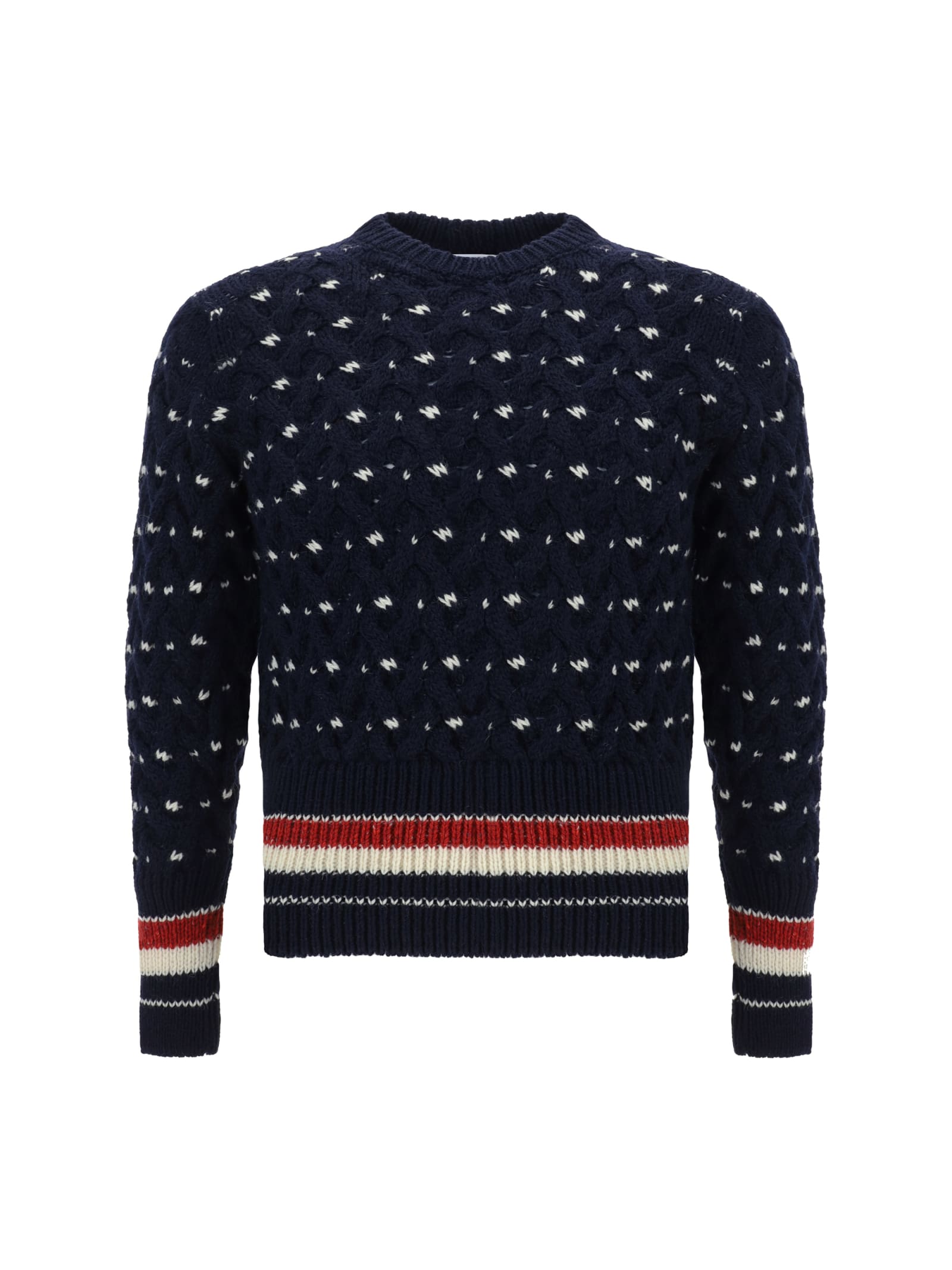 Thom Browne Sweater In Navy