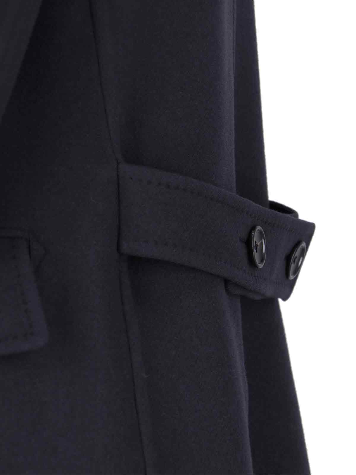 Tom Ford Virgin Wool Coat In Blue