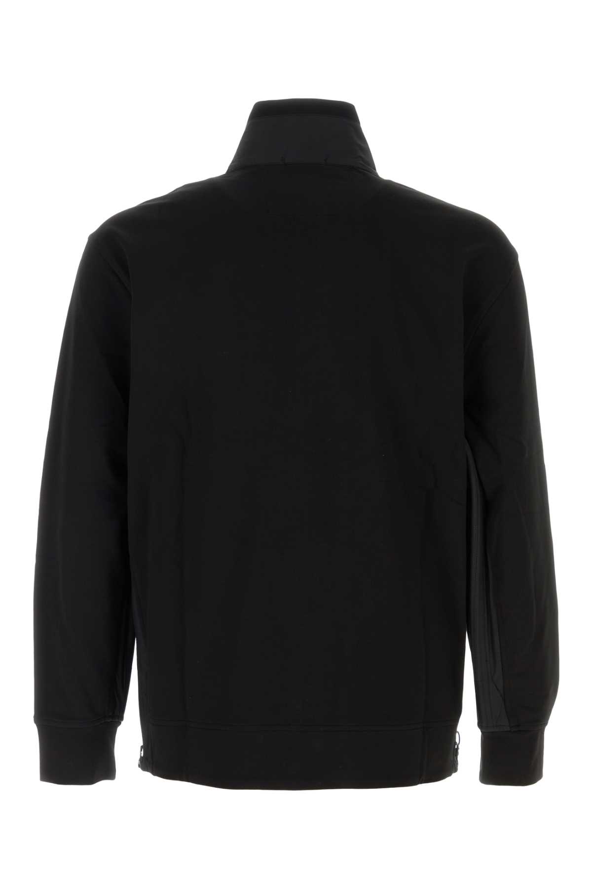 C.p. Company Stretch Cotton Sweatshirt With Front Pocket And High Collar
