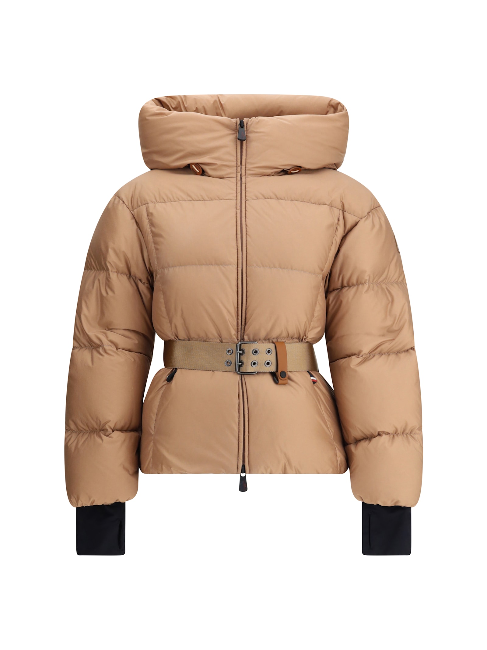 Moncler Nisene Short Down Jacket In Brown