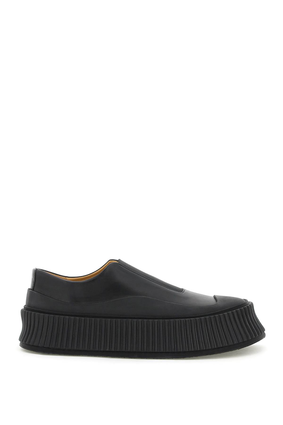 Jil Sander Leather Slip-on Sneakers | Smart Closet