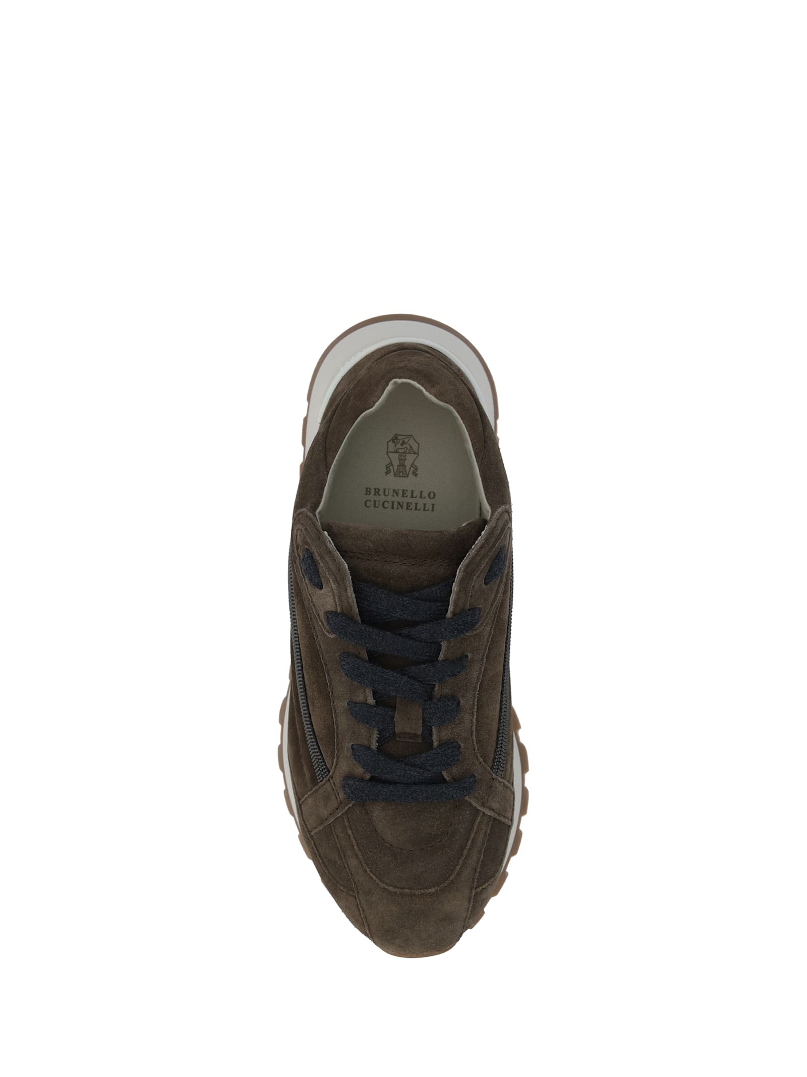 Shop Brunello Cucinelli Sneakers In Torba