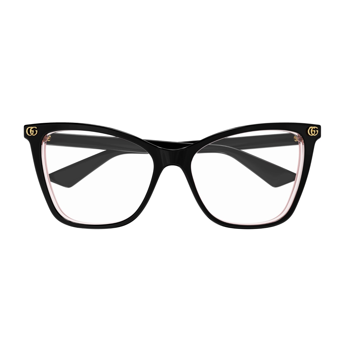 Gucci Gg1817o Linea Emblem 003 Black Pink Glasses