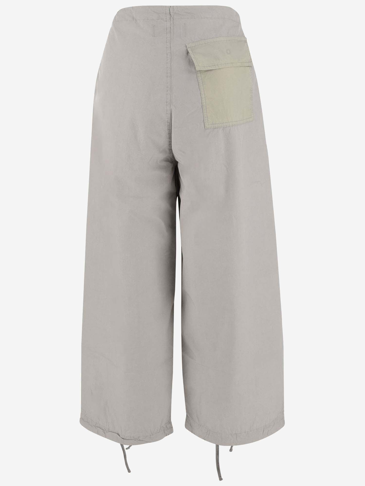 Shop Autry Nylon Pants In Foggy Grey