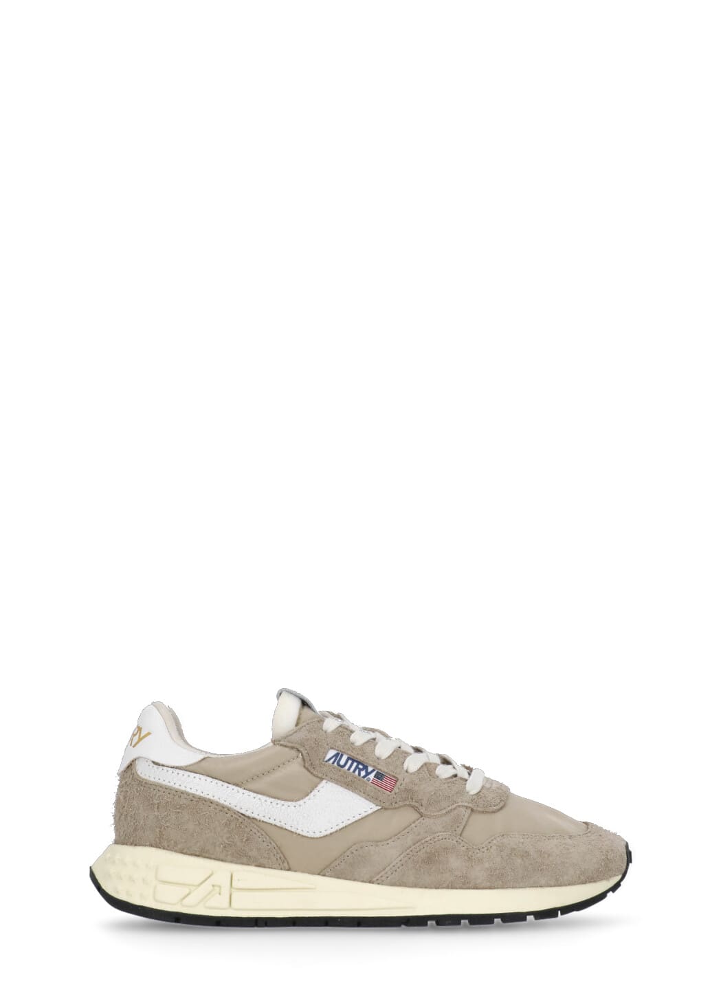 Shop Autry Wwlm Nc08 Sneakers In Beige