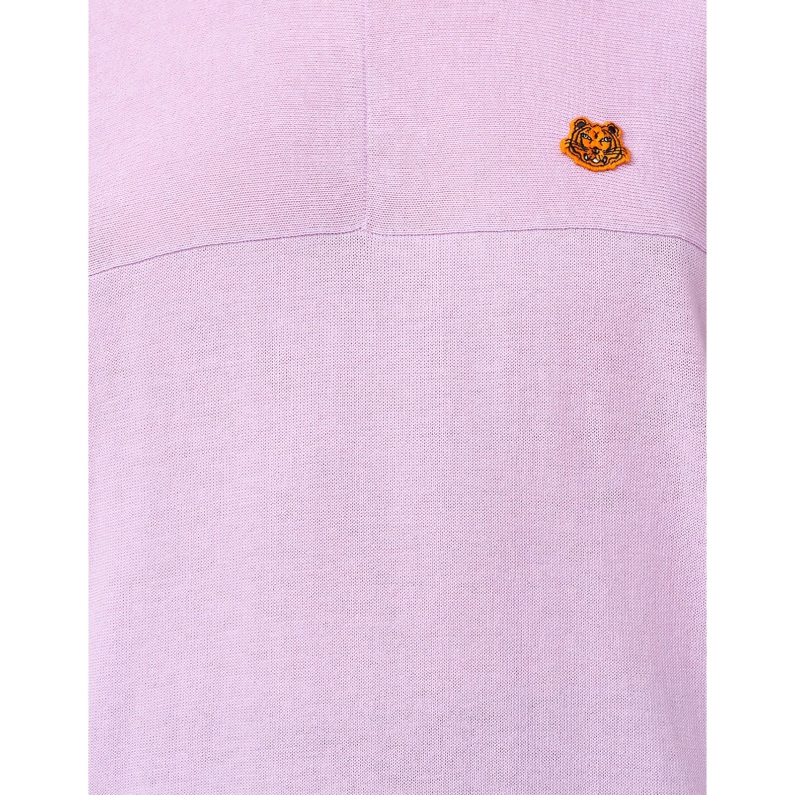 Shop Kenzo Logo Tiger Patch Sweater In Pink