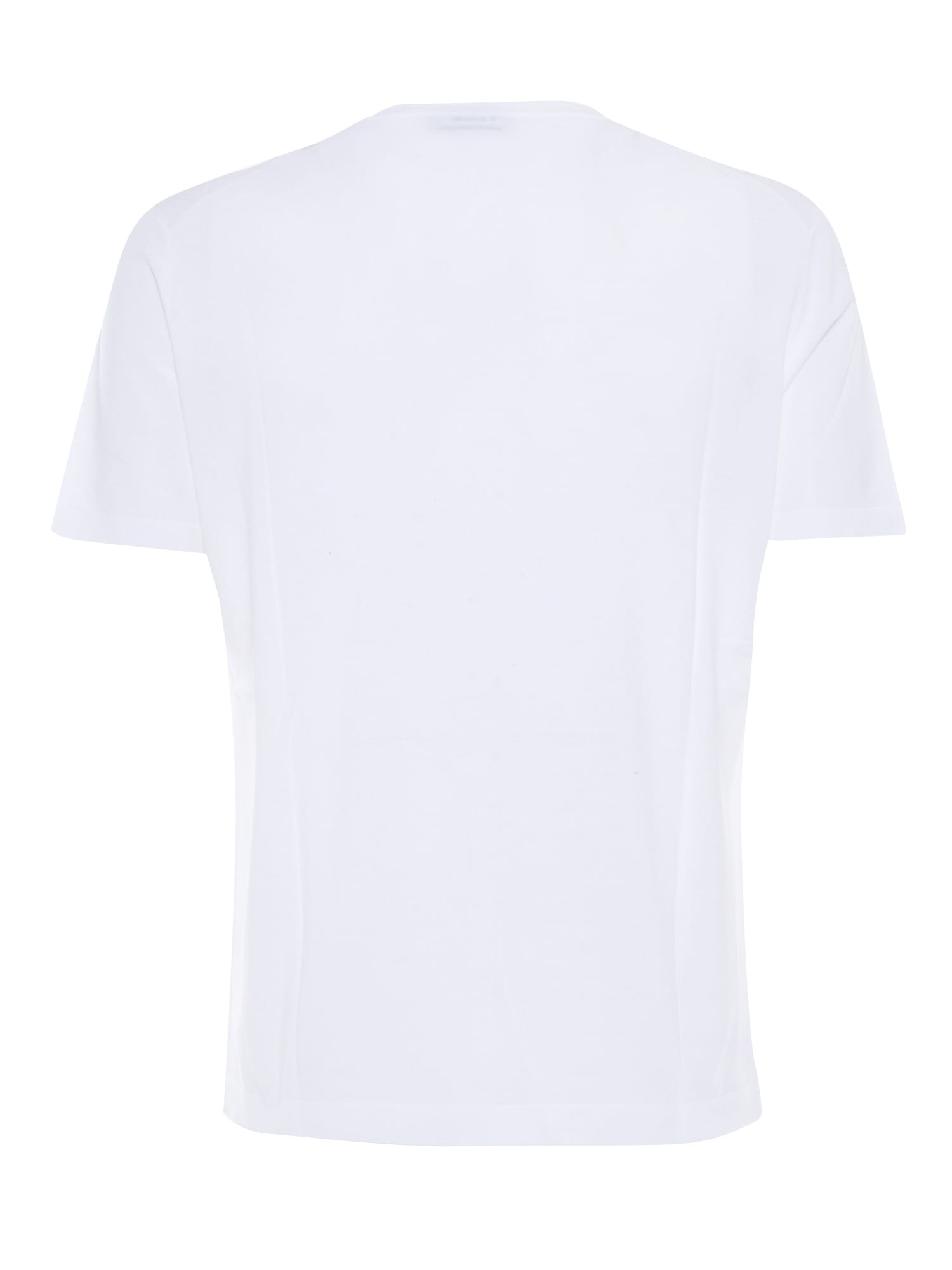 Kangra Cashmere Short Sleeve Sweater In White