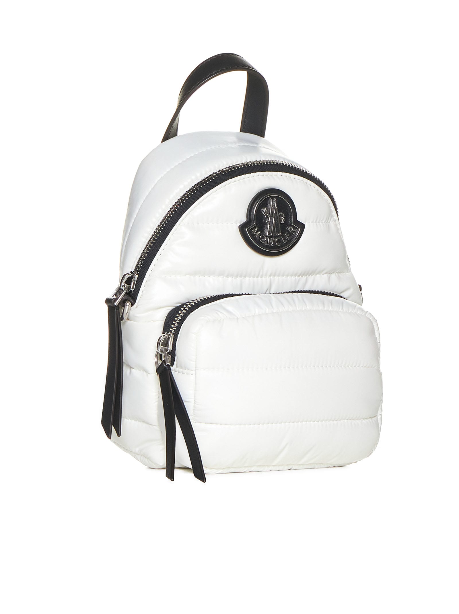 Shop Moncler Shoulder Bag In White