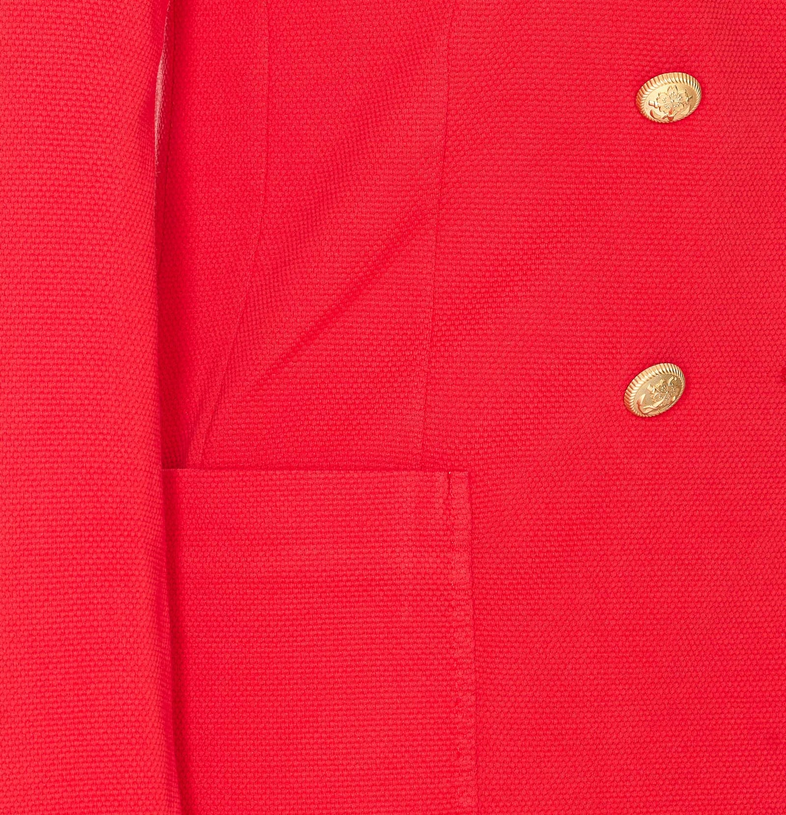 Circolo 1901 Double-breasted Jacket Gold Buttons In Red