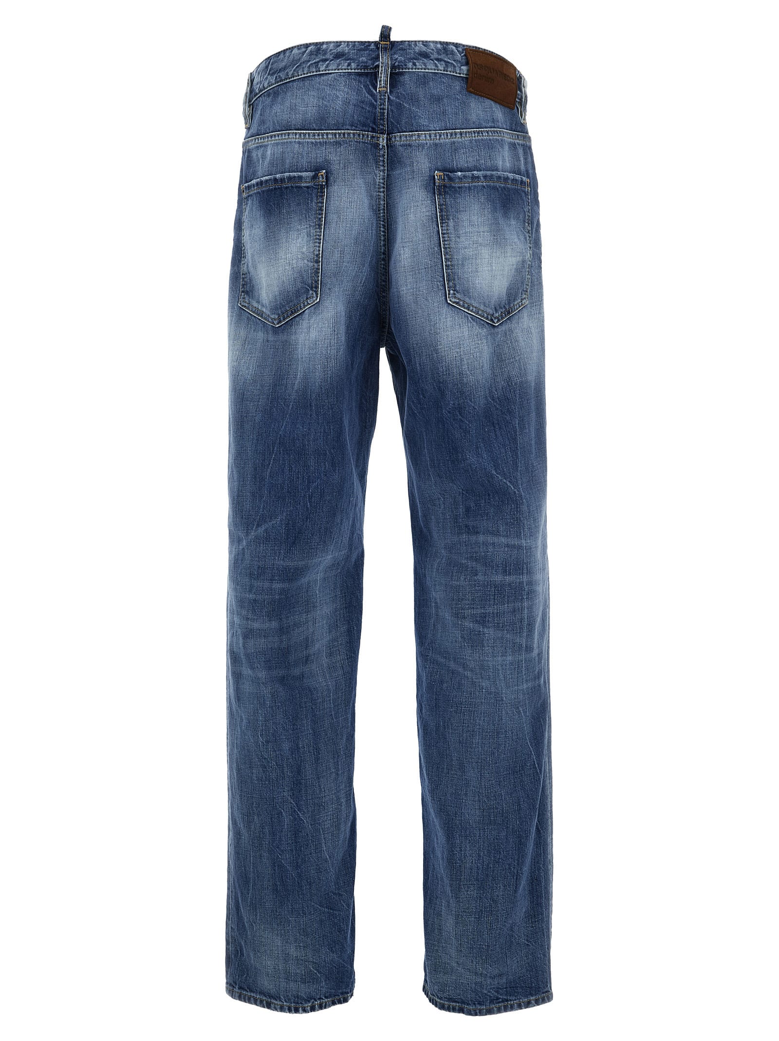 Shop Dsquared2 642 Jeans In Light Blue