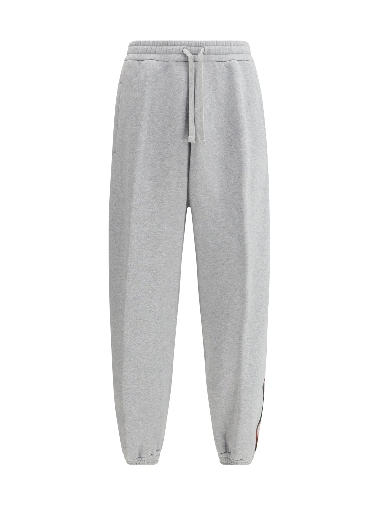 Gucci Colored Side Bands Sweatpants In Gray