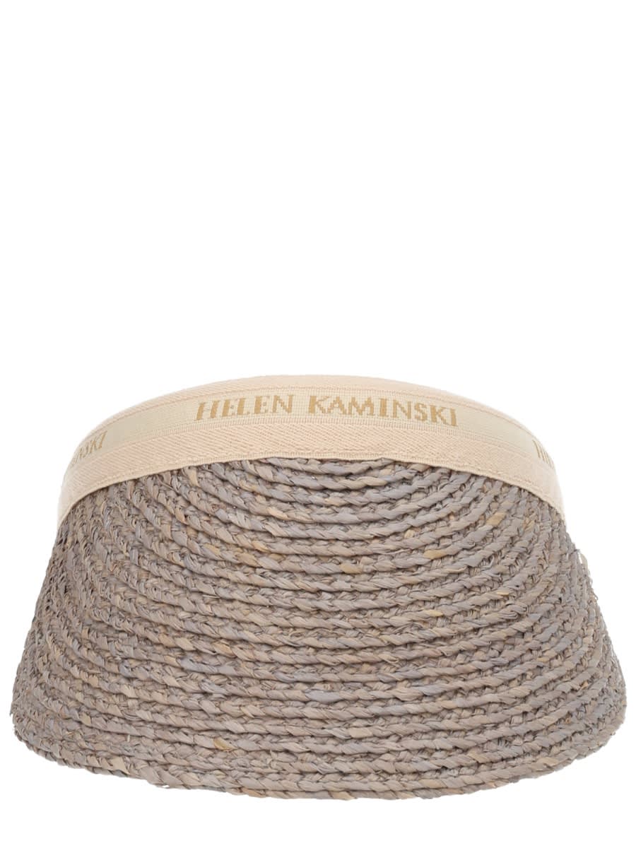 Helen Kaminski White 10 Hat In Sand