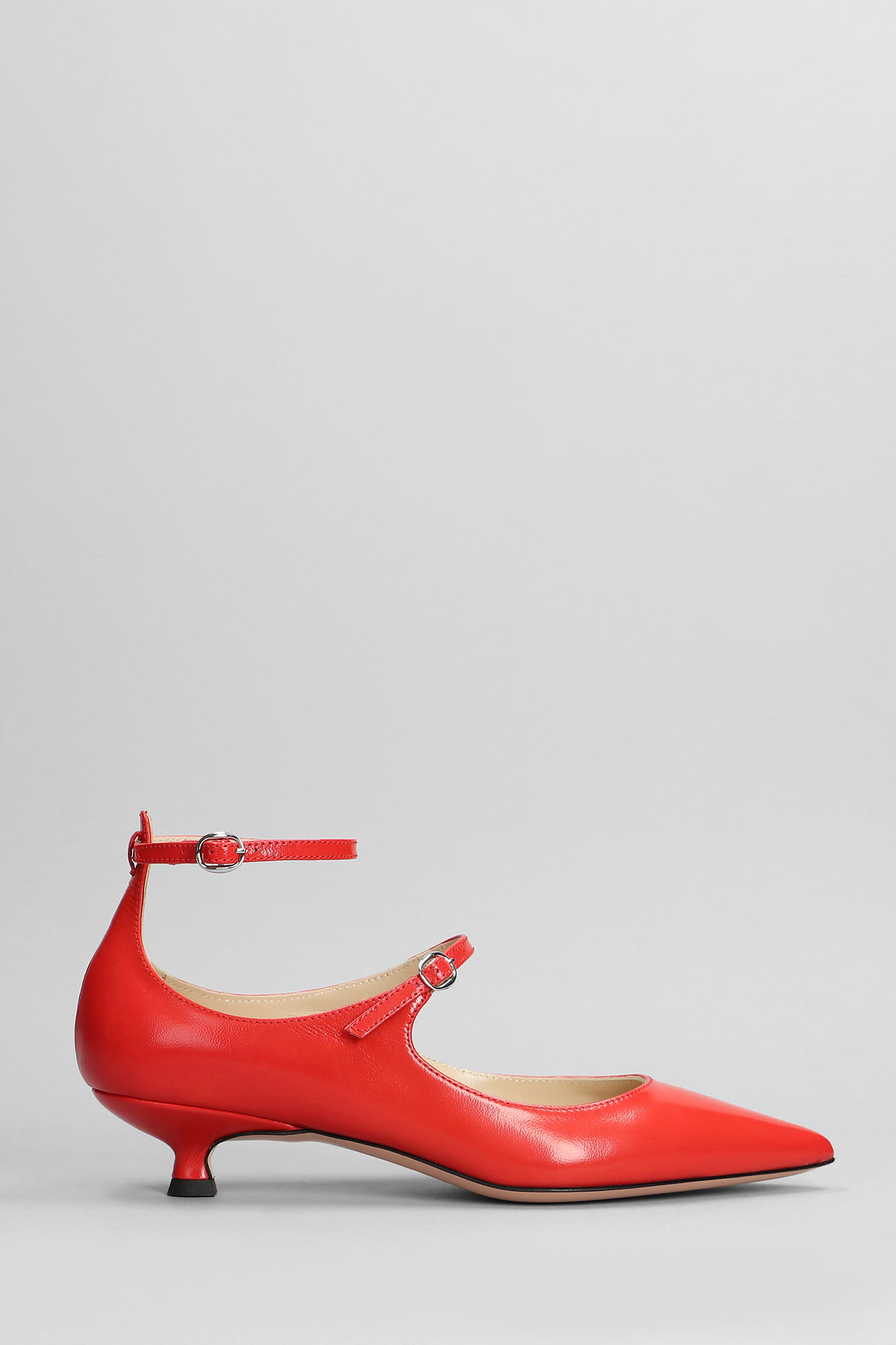 Pumps In Red Leather