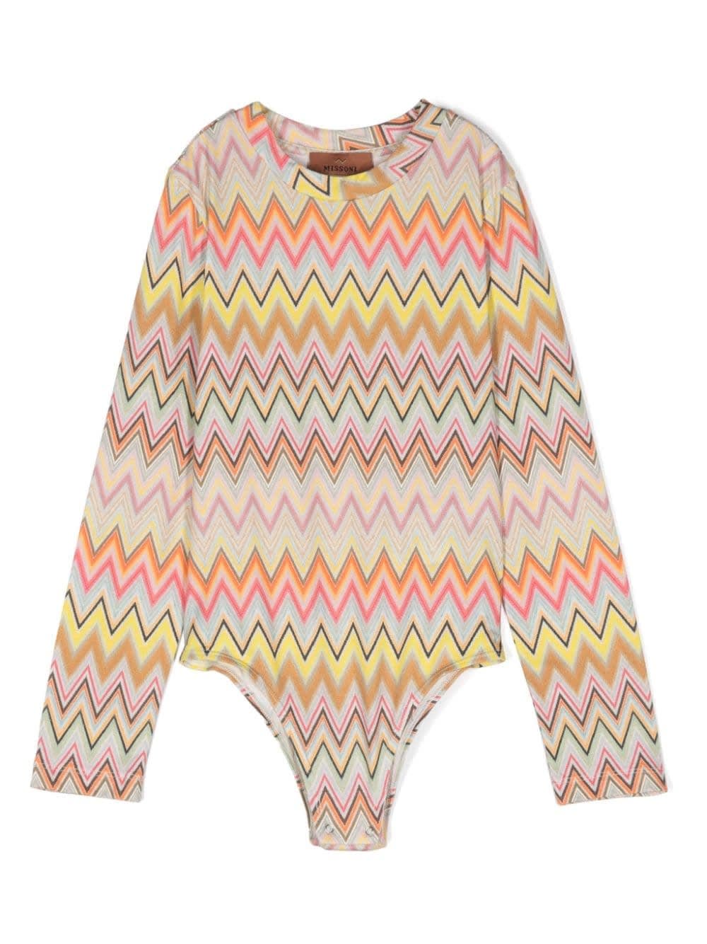 Shop Missoni Body Con Motivo A Zigzag In Multicolor