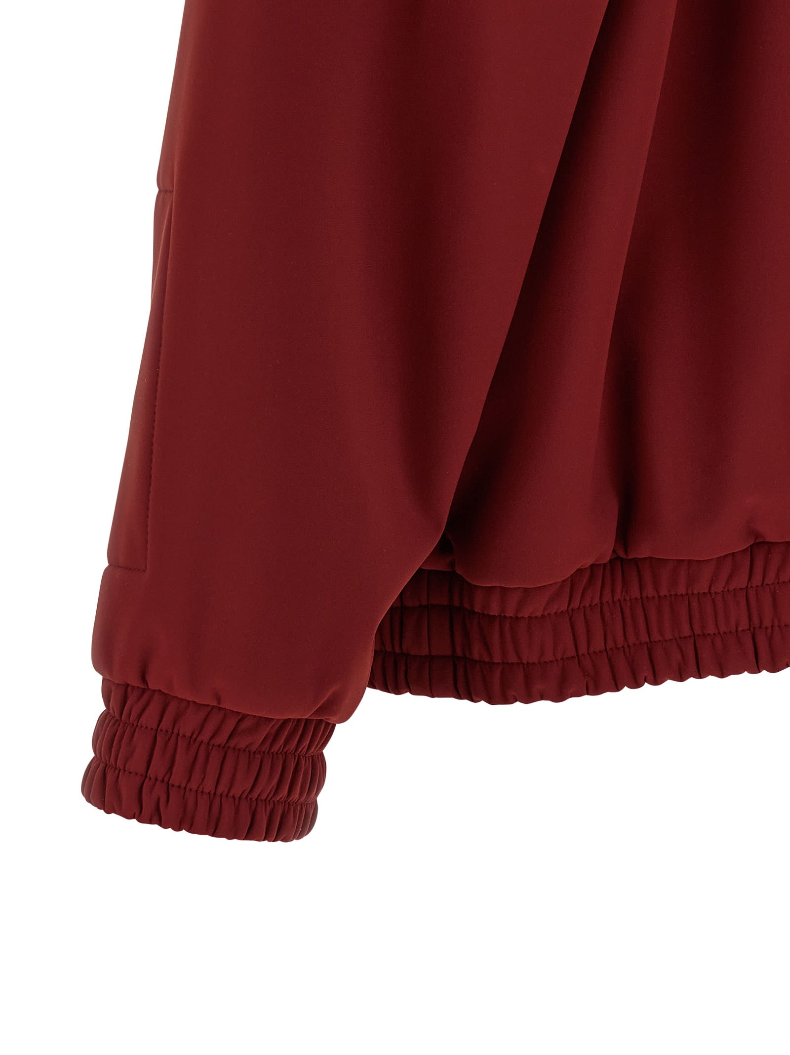 Brunello Cucinelli Sweatshirt Jacket Puffer Jackets Bordeaux In Burgundy