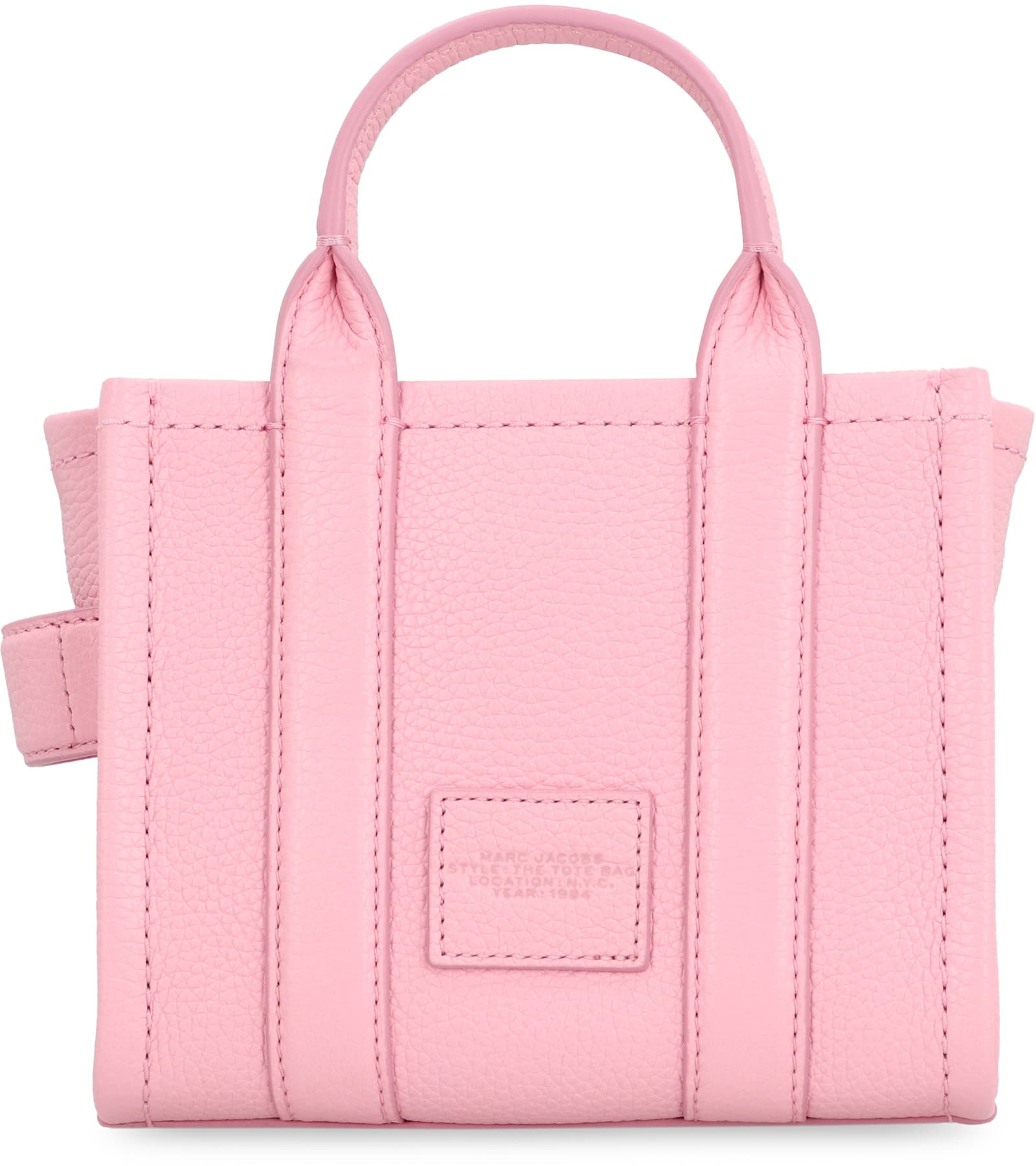 Shop Marc Jacobs The Crossbody Tote Bag Leather In Pink