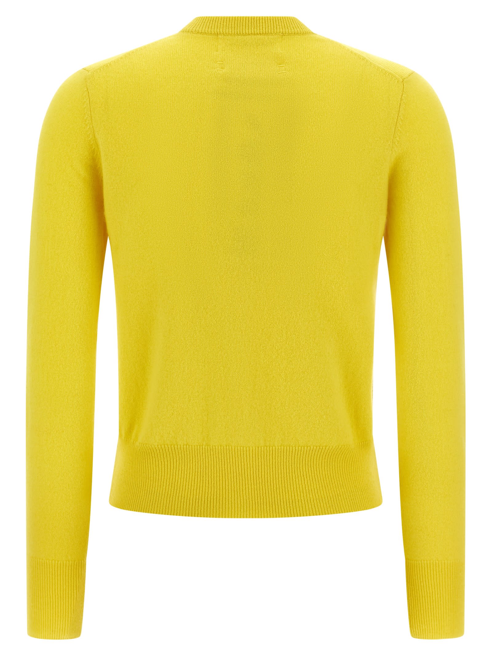 Extreme Cashmere N.300 Little 2 Cardigan In Yellow