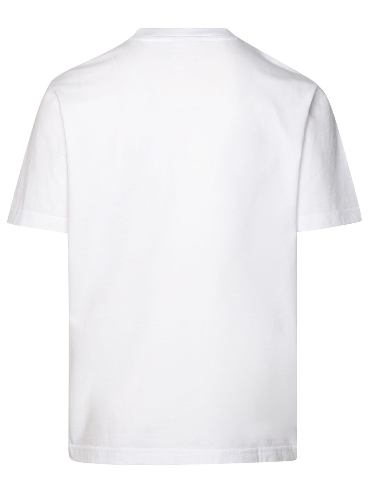Shop Maison Kitsuné White Cotton T-shirt In Nero