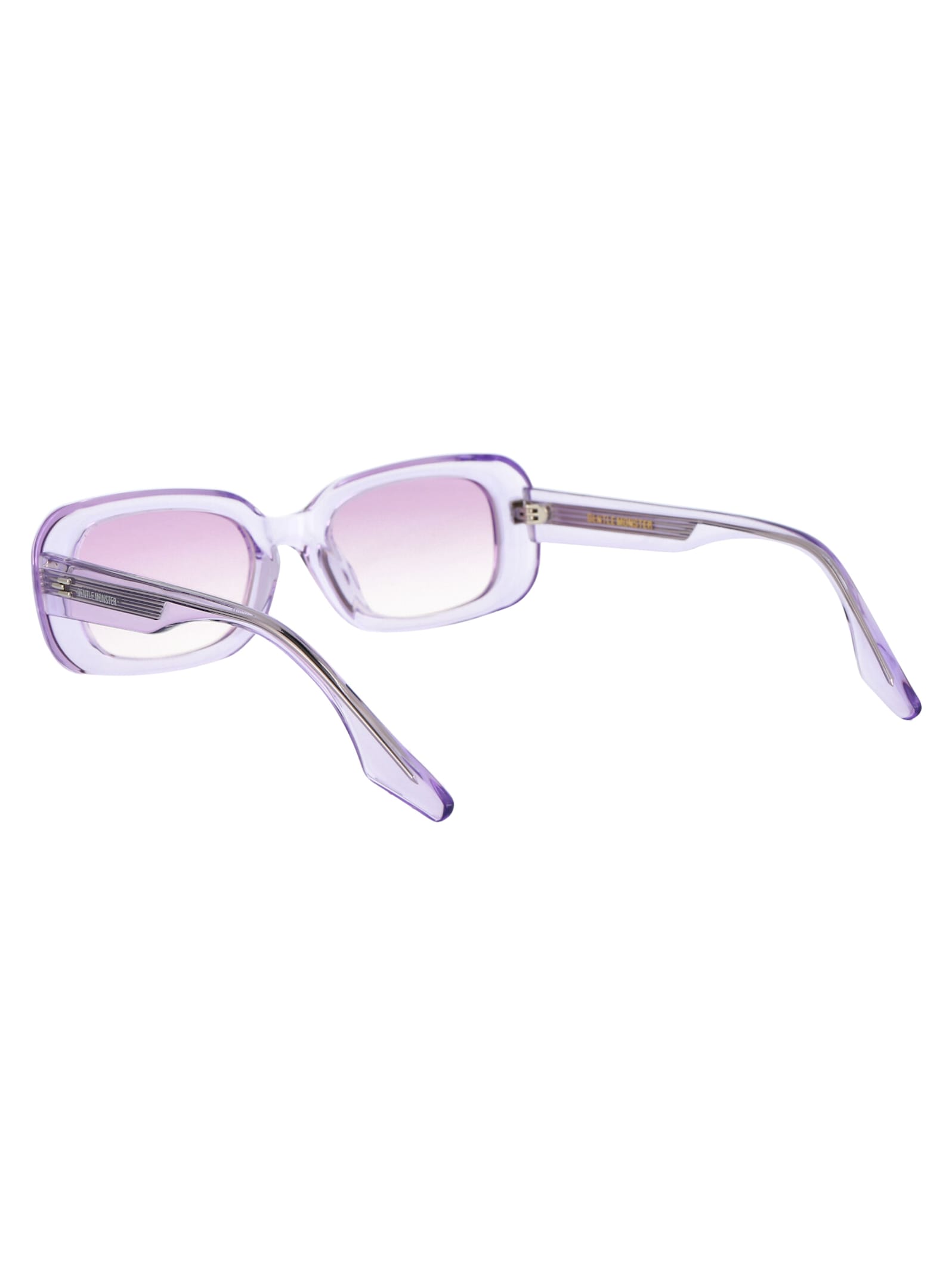 Shop Gentle Monster Bliss Sunglasses In Vc5 Violet Clear Violet Gradient