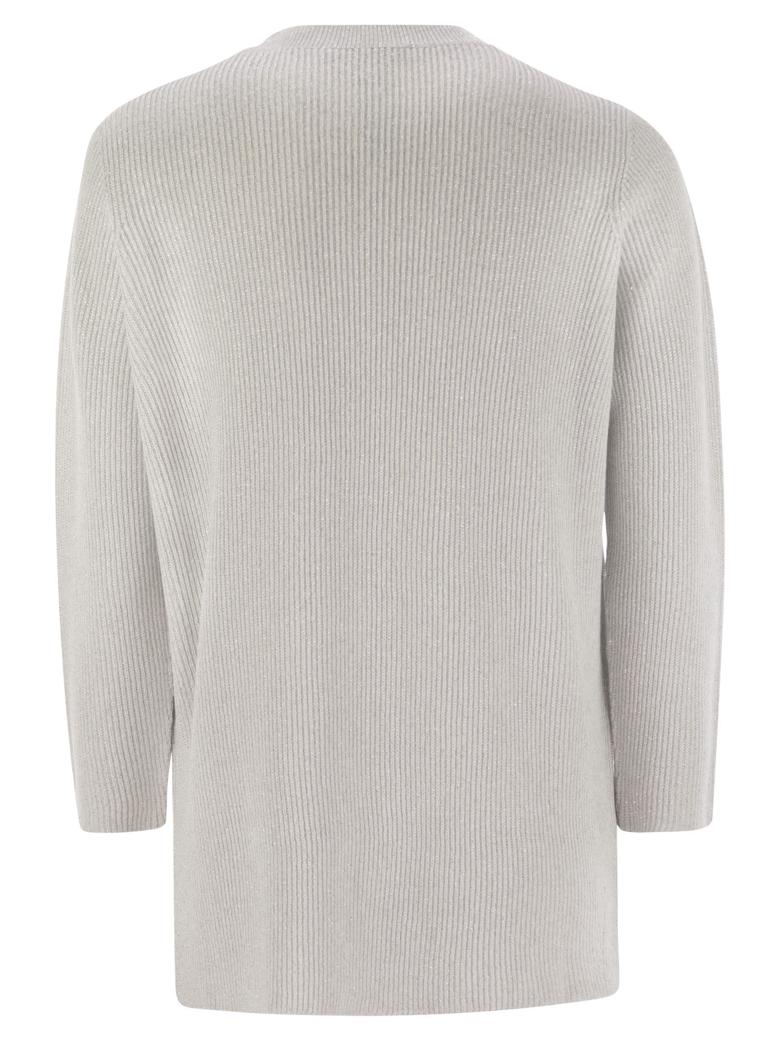 Fabiana Filippi Crew-neck Sweater With Lurex