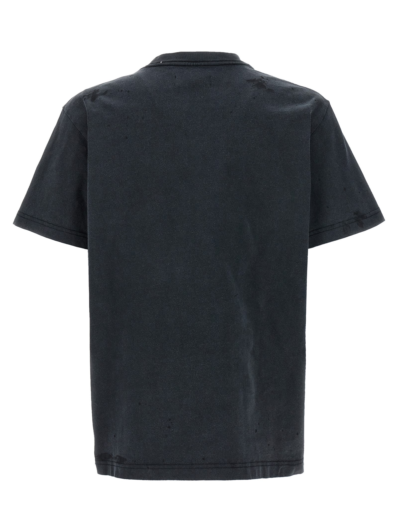Purple Brand Heavyweight Cotton Jersey Graphic T-shirt In Gray