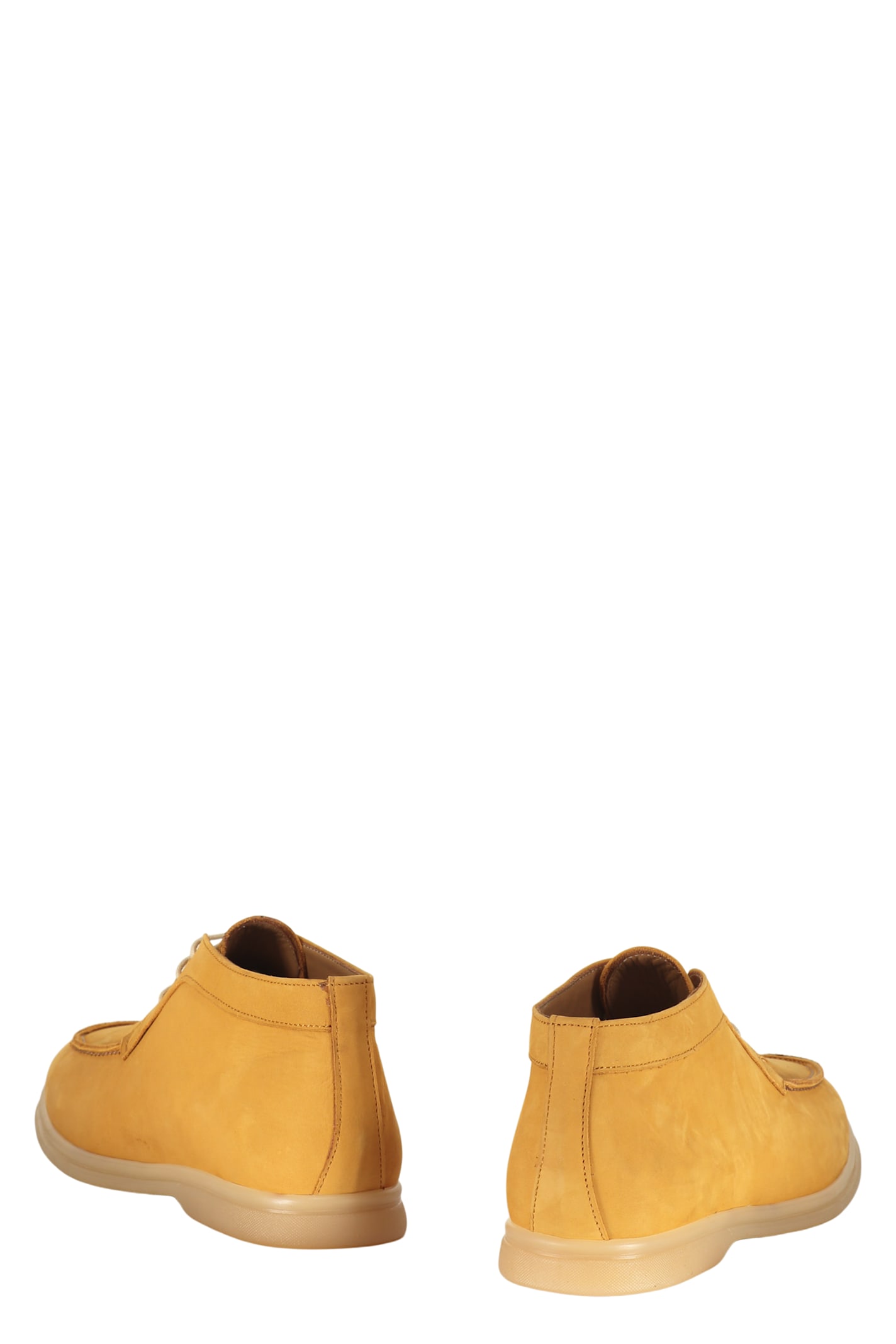 Bruno Magli Leather Lace-up Shoes In Orange