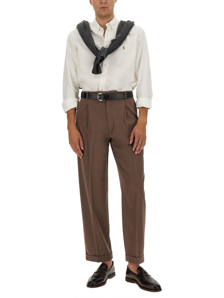 Polo Ralph Lauren Oxford Custom Shirt In White