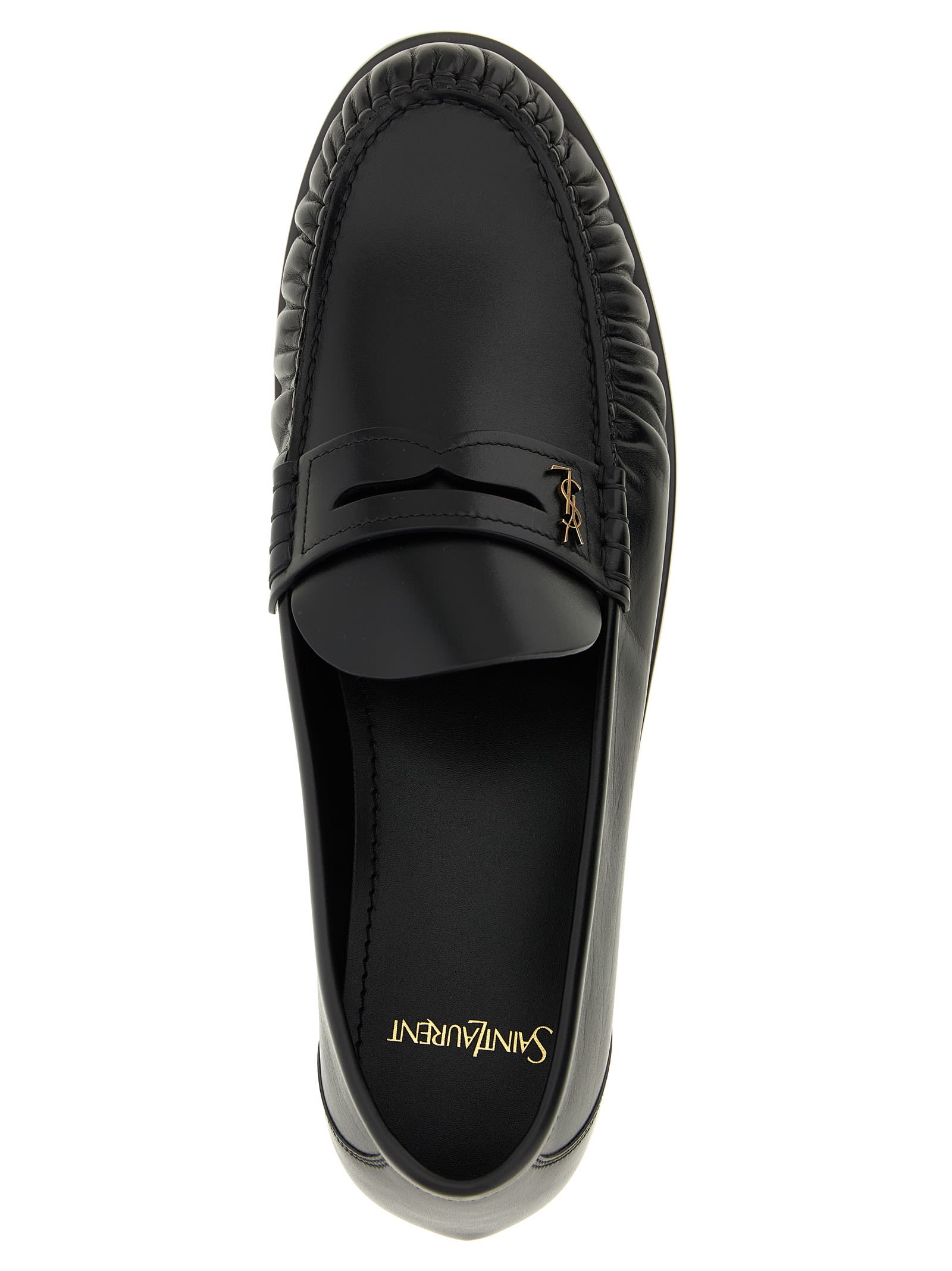 Saint Laurent Laurent Loafers In Multi