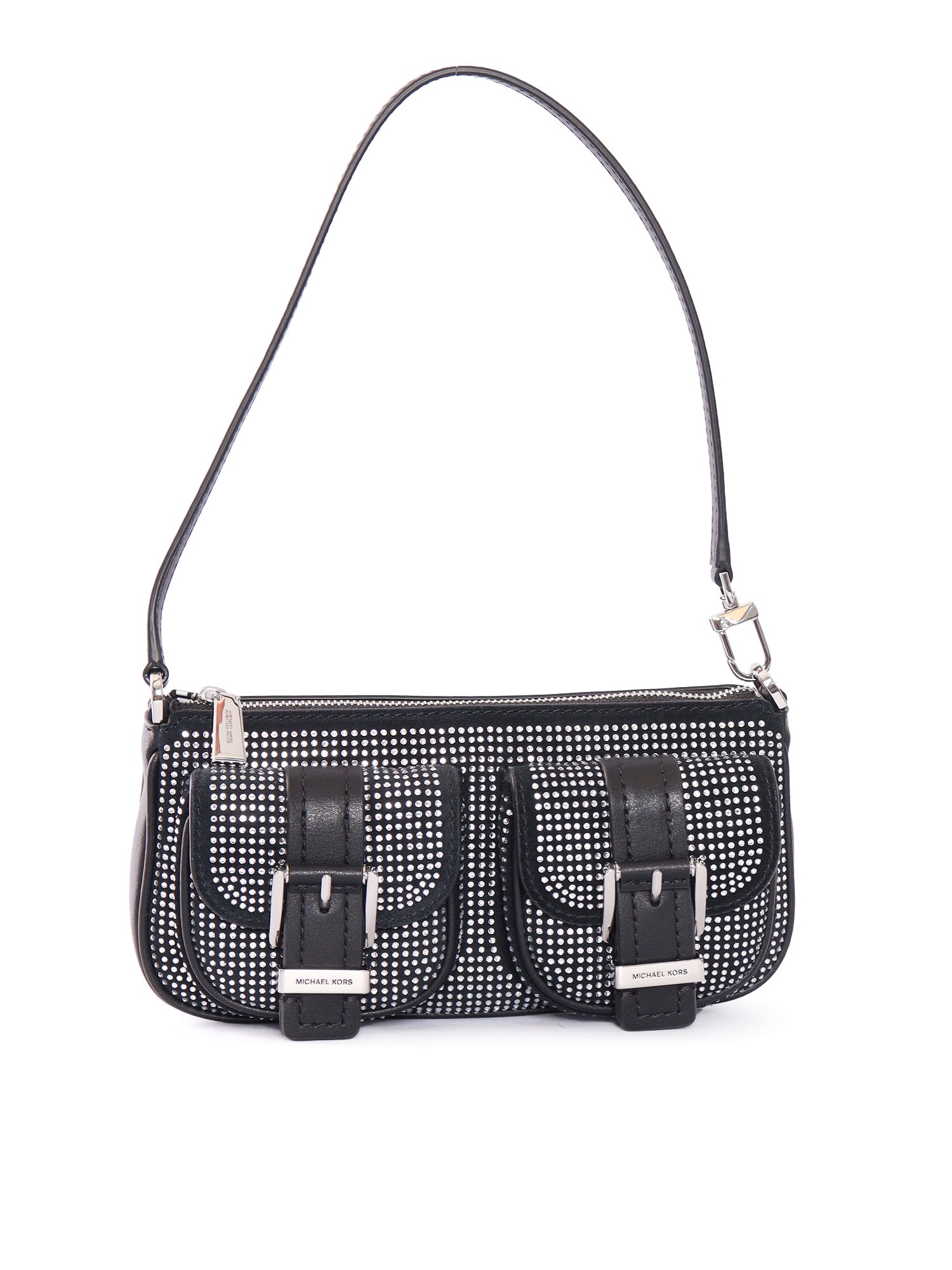 Michael Kors Sm Conv Pouchette In Black