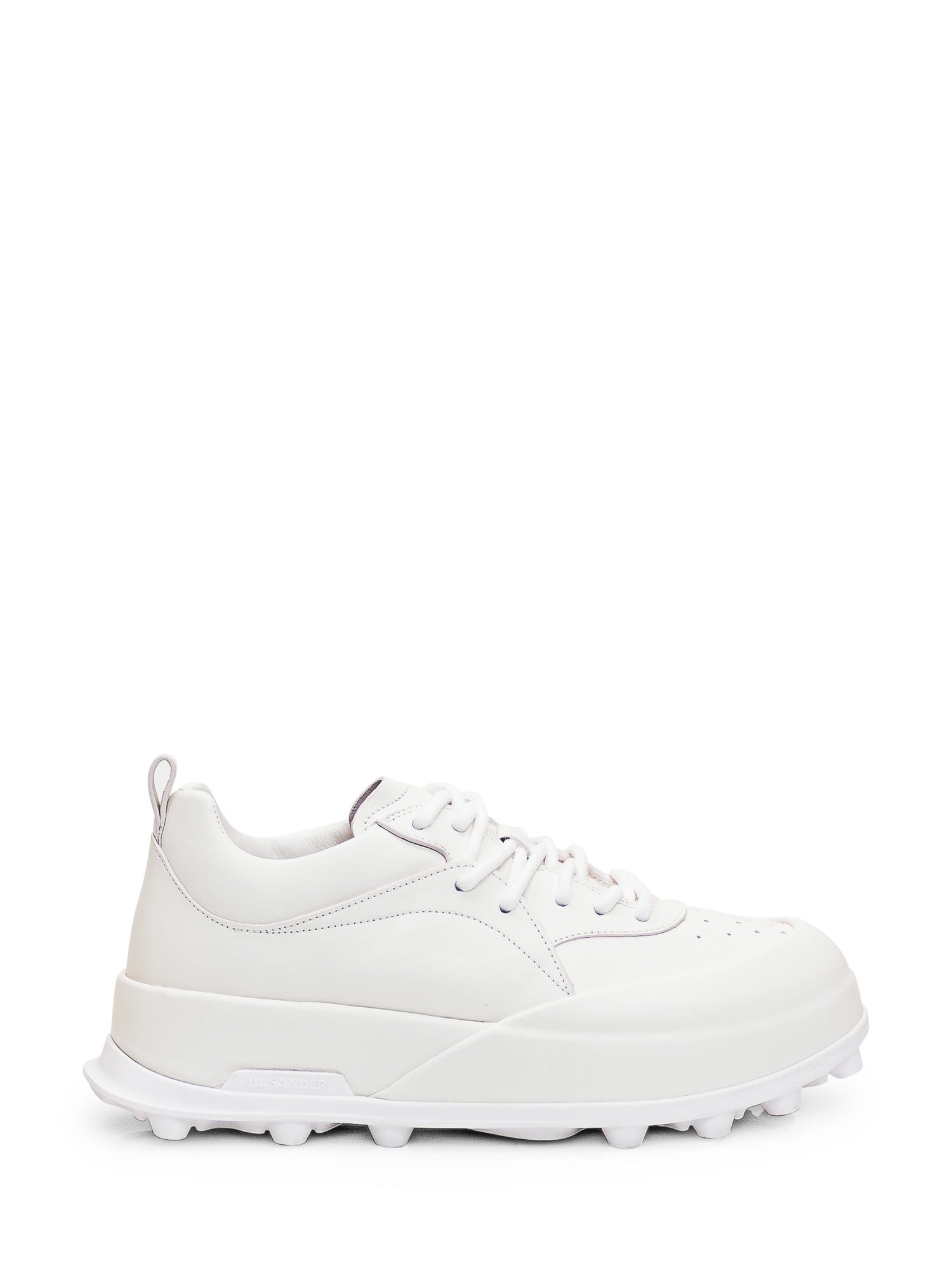 Shop Jil Sander Sneaker Orb In Bianco