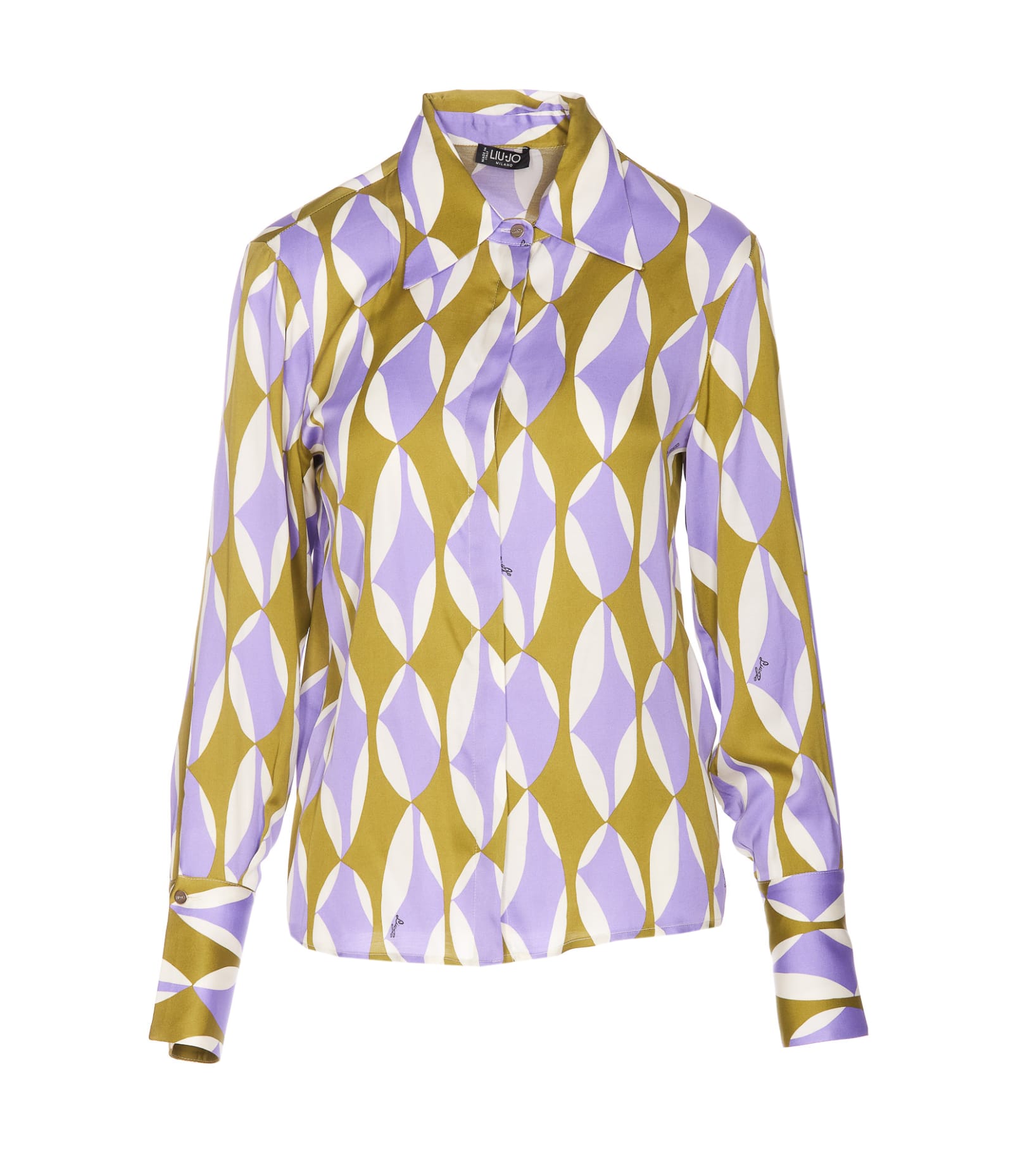 Shop Liu •jo Patterned Shirt In Multicolour