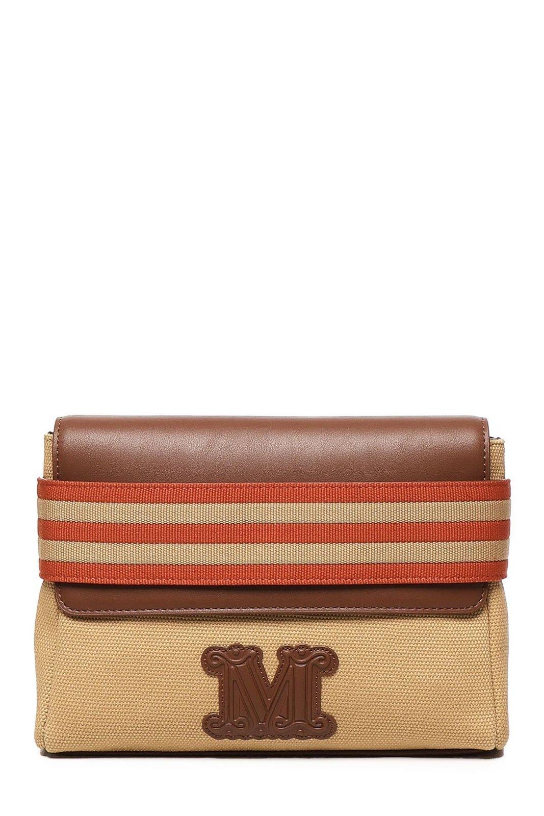 Max Mara Opice Logo Patch Clutch Bag