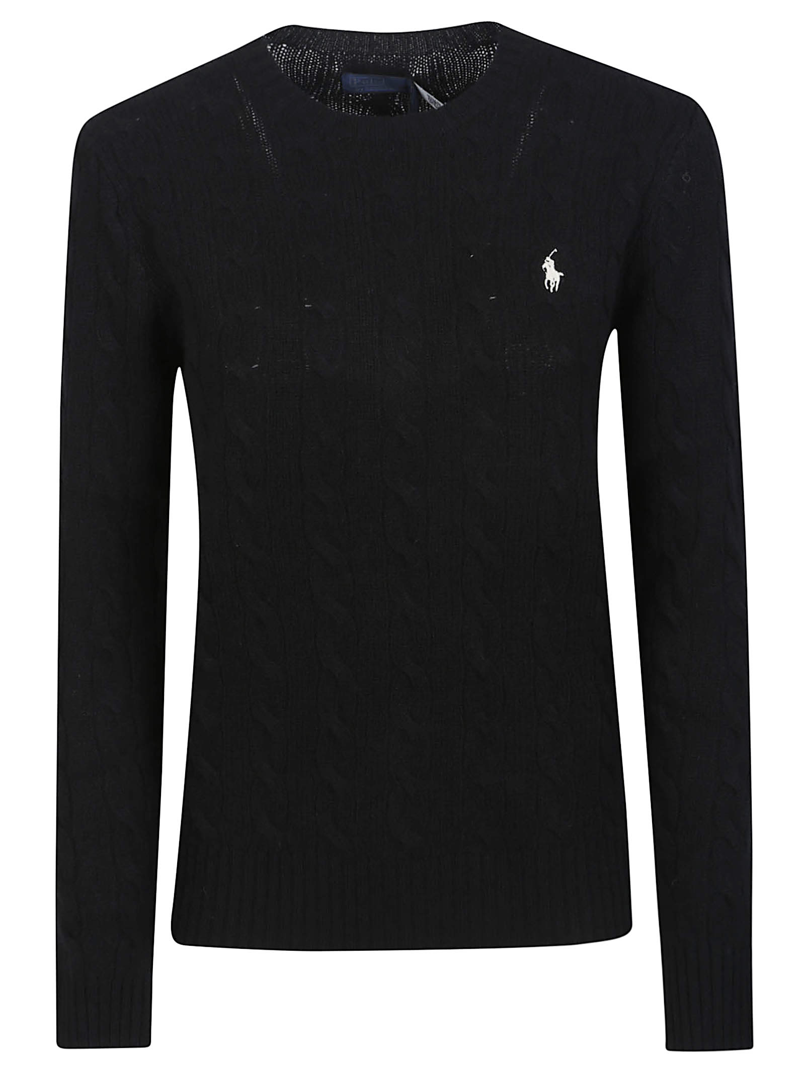 Polo Ralph Lauren Long Sleeve Stretch Woven Julianna Pullover In Black