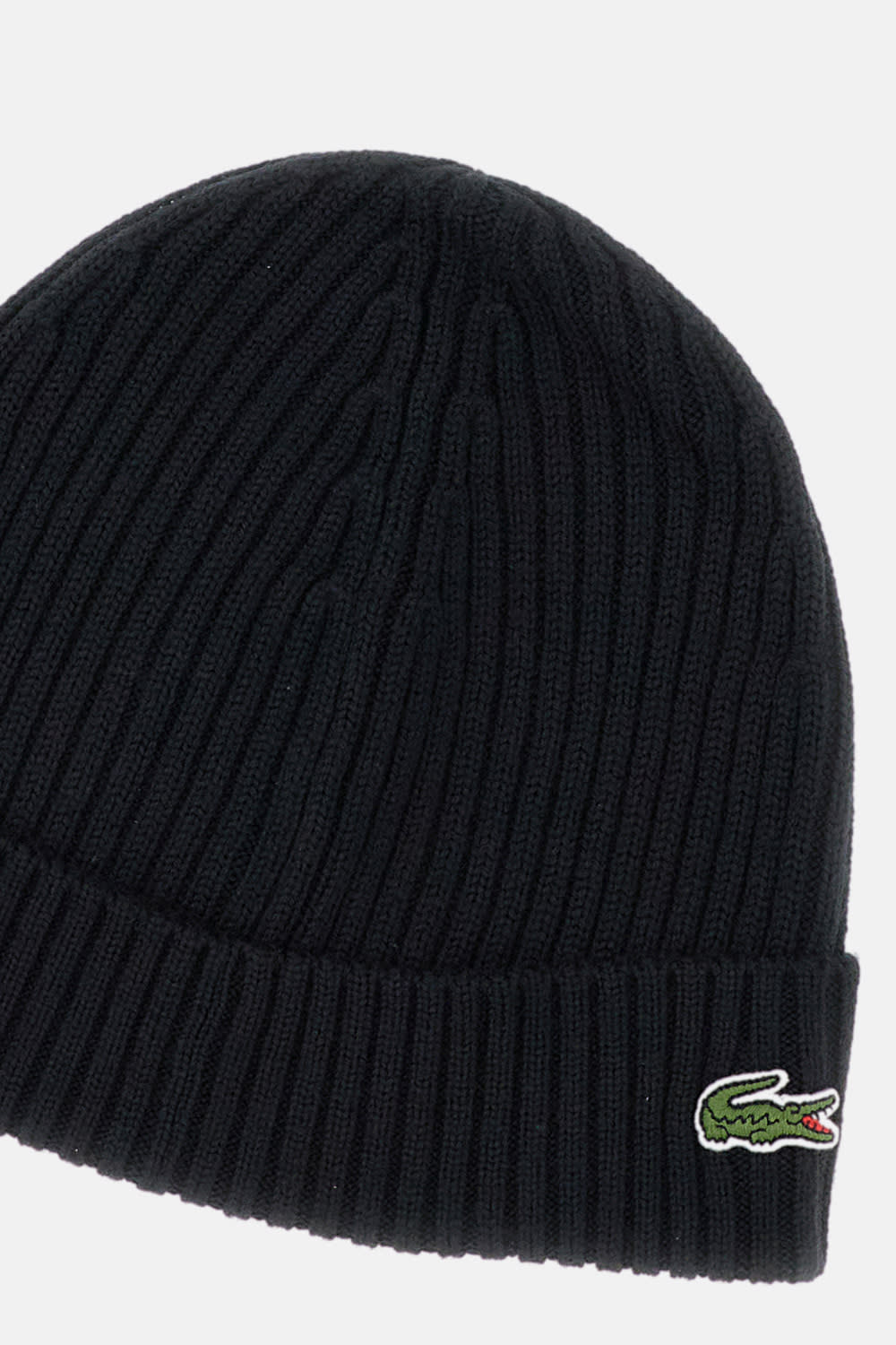 Lacoste Wool Cap In Black