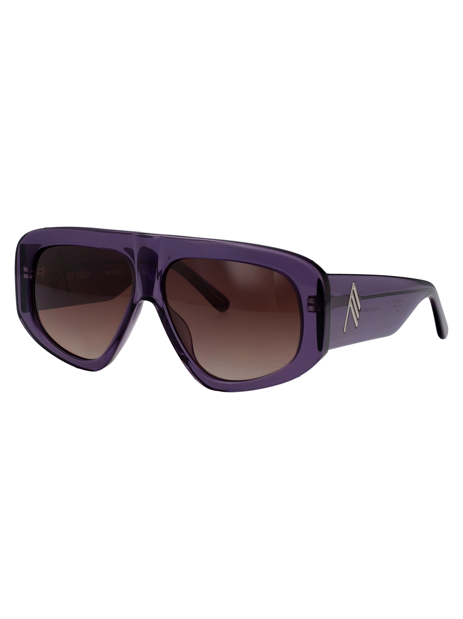 Attico Milano Sunglasses In Purple