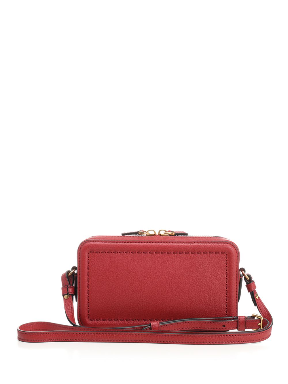 Valentino Garavani Small Red Crossbody Bag Alltime In Brown