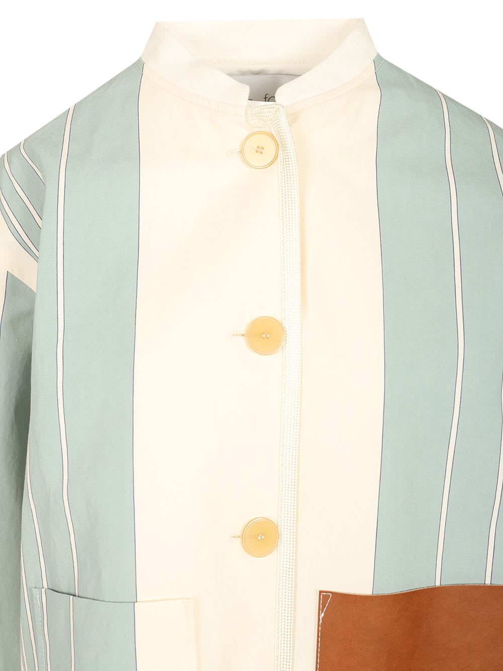 Shop Forte Forte Work Jacket In Light Blue