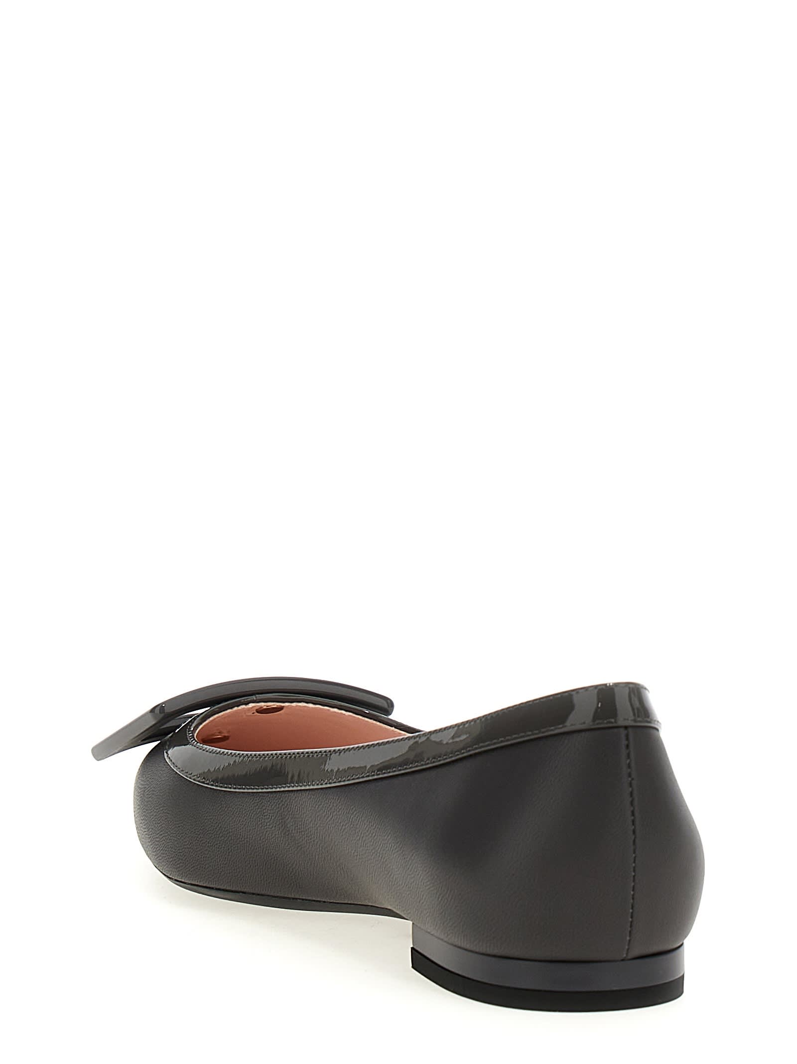 Roger Vivier Gommettine Ballet Flats In Black